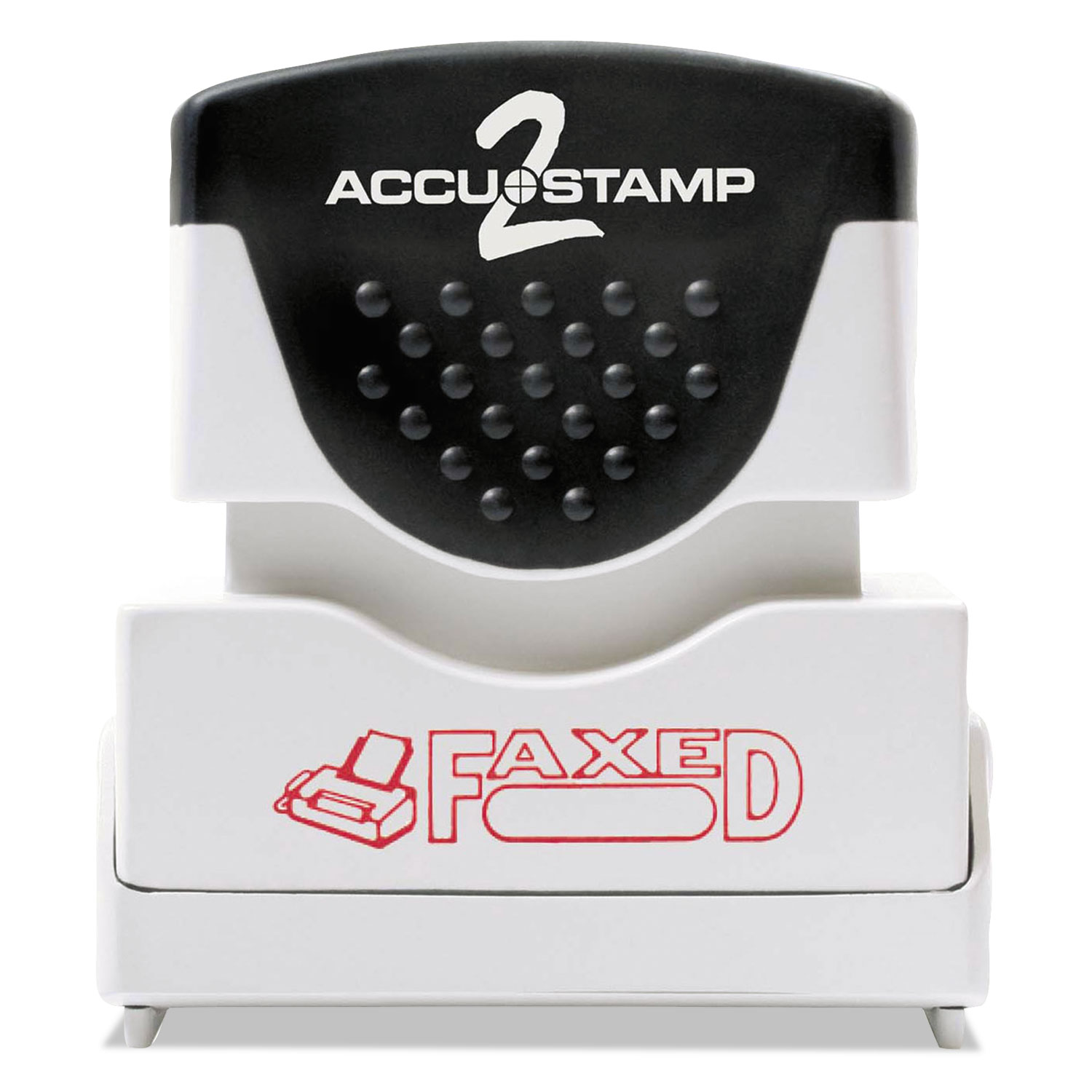  ACCUSTAMP2 035583 Pre-Inked Shutter Stamp, Red, FAXED, 1 5/8 x 1/2 (COS035583) 