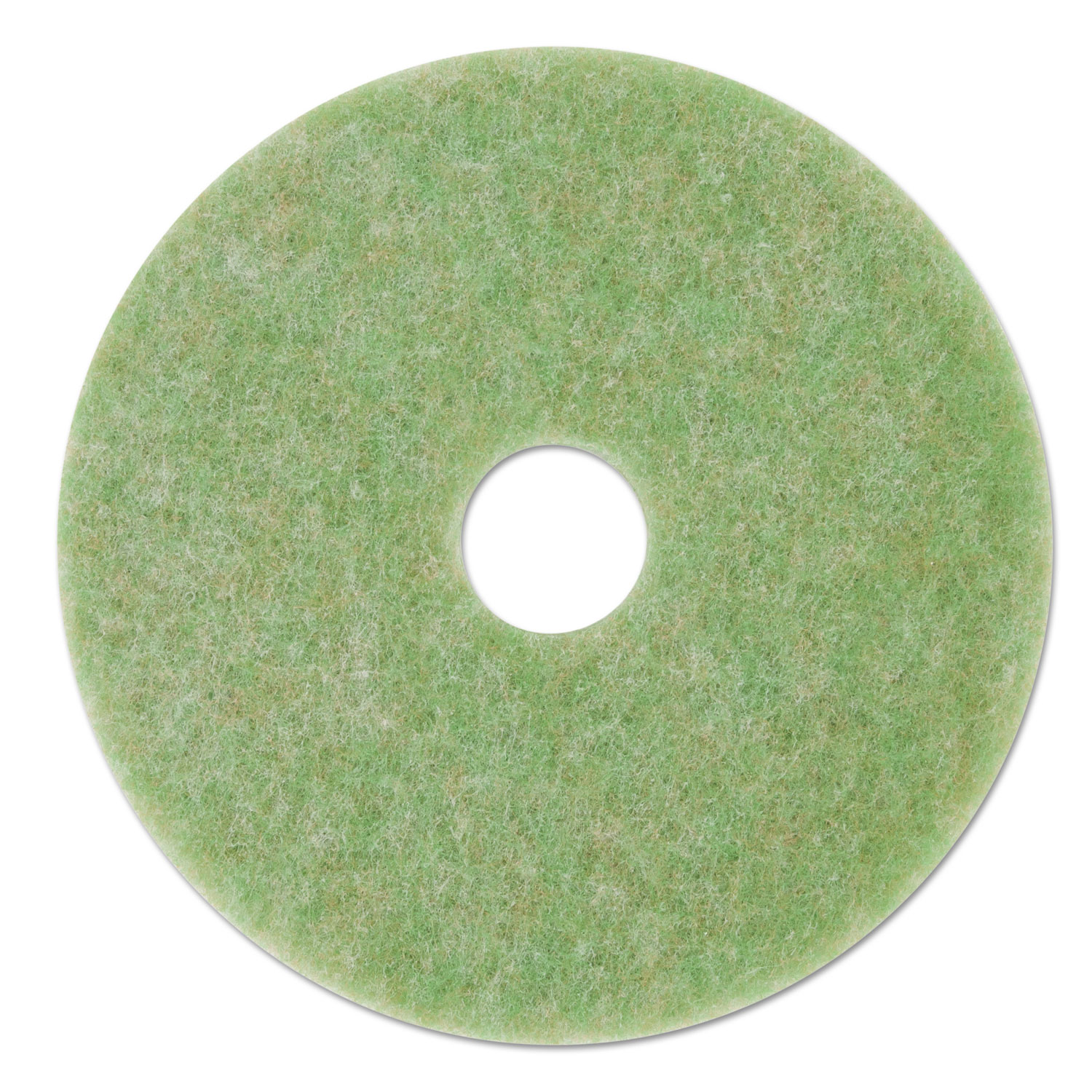 Low-Speed TopLine Autoscrubber Floor Pads 5000, 12 Diameter, Green/Amber, 5/CT