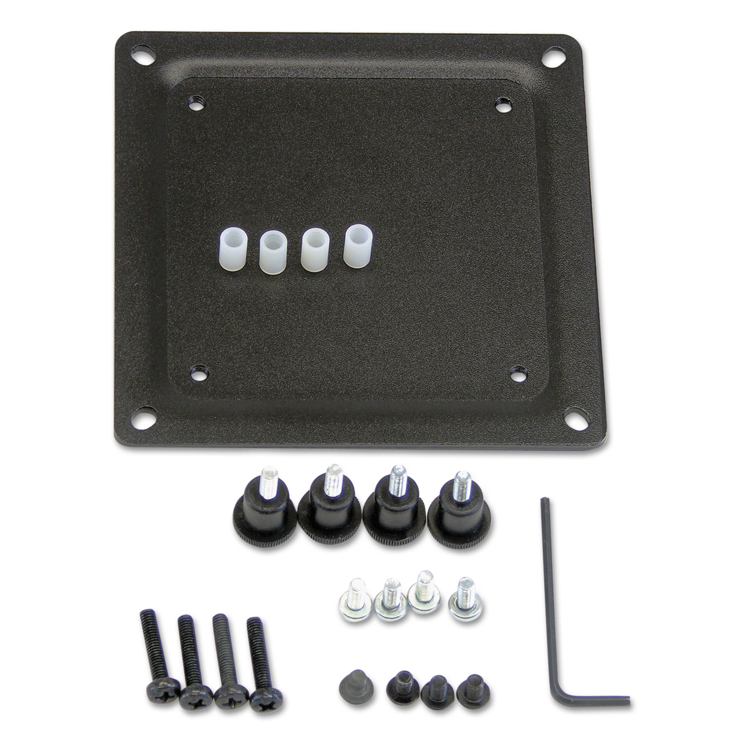  Ergotron 60-254-007 75 mm to 100 mm Conversion Plate Kit, Black (ERG60254007) 