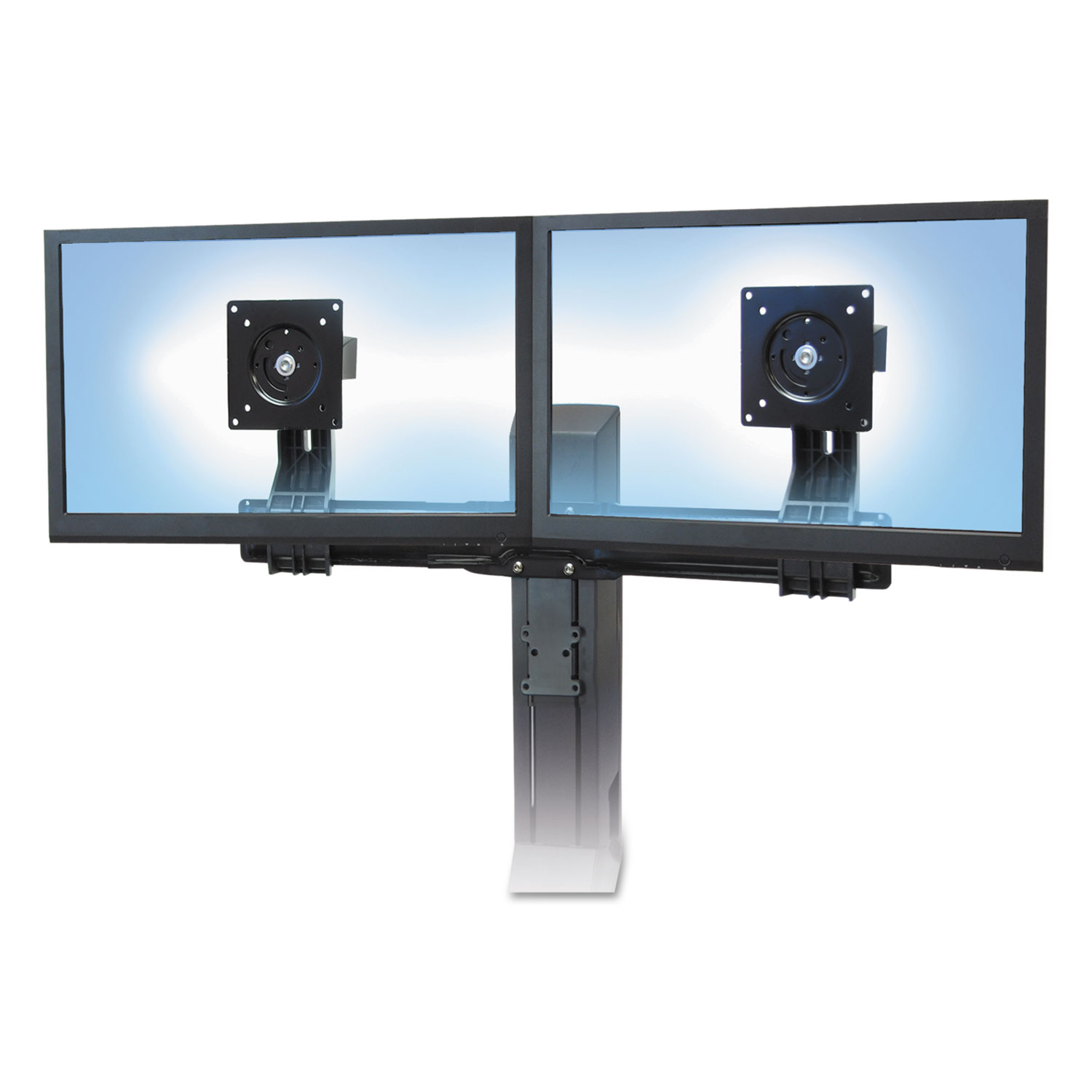  WorkFit by Ergotron 97-615 Tall-User Kit for WorkFit-A/S/C Dual Display Workstations, Black (ERG97615) 