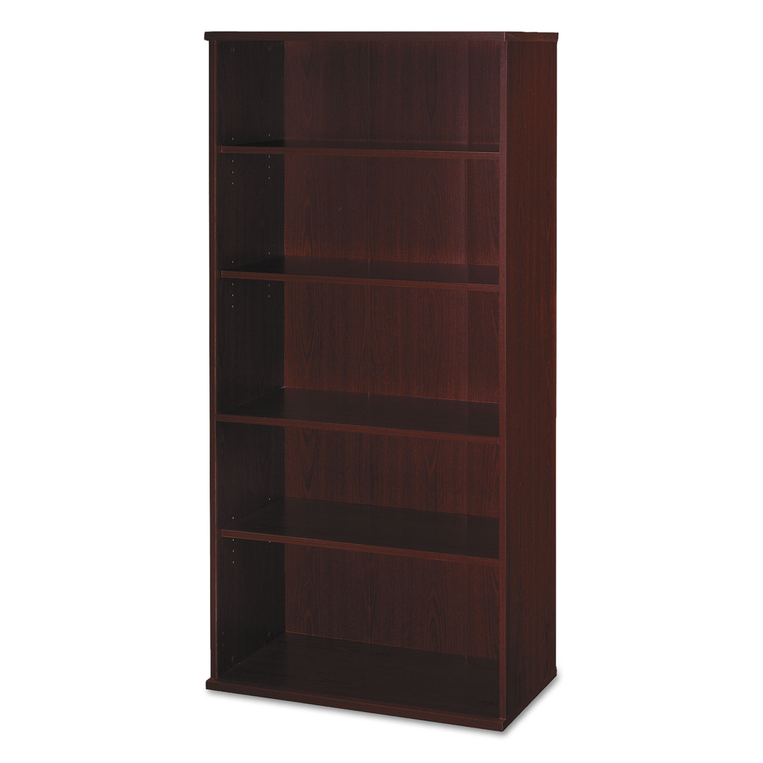 Series C Collection 36W 5 Shelf Bookcase, Mahogany