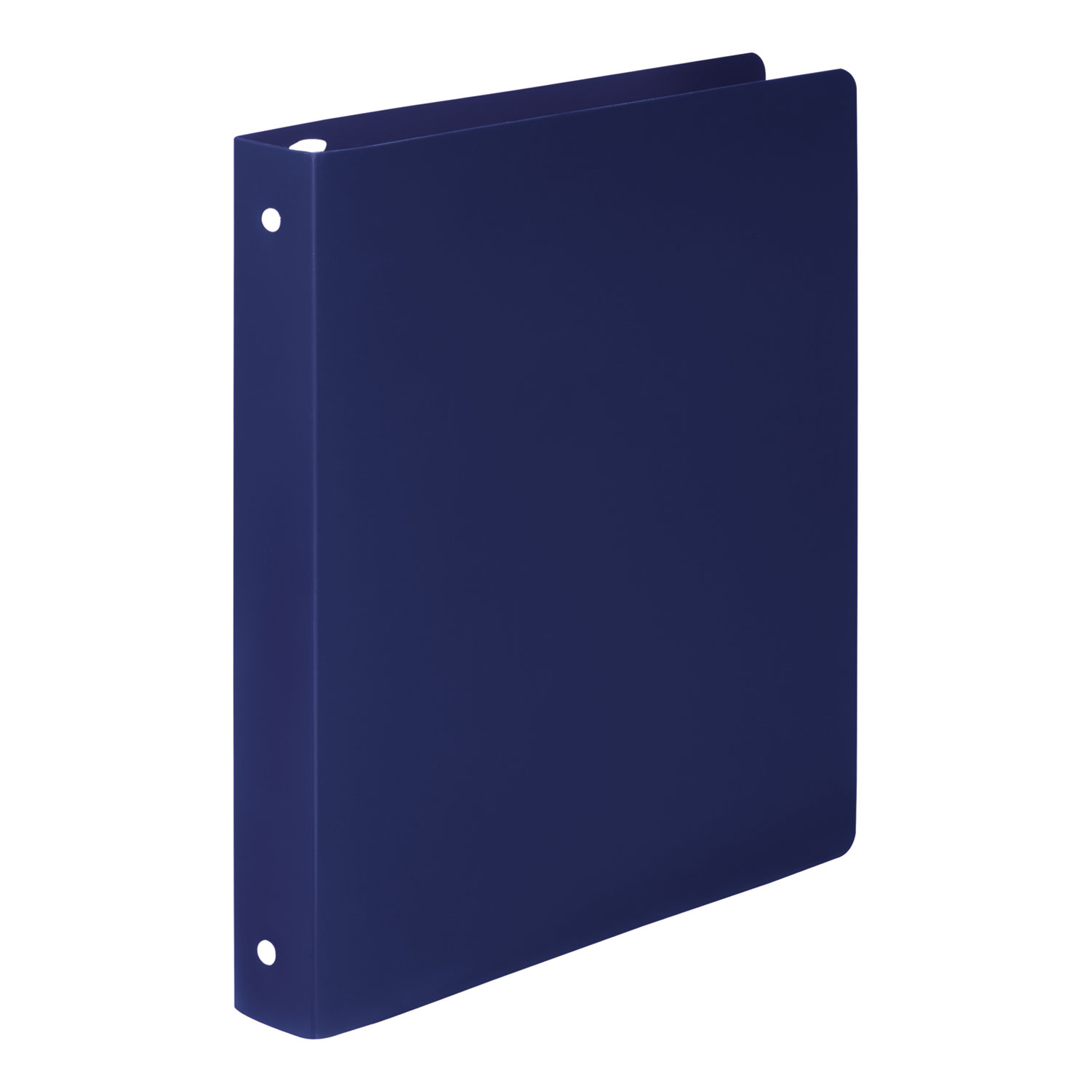 ACCOHIDE Poly Round Ring Binder, 35-pt. Cover, 1 Cap, Dark Blue