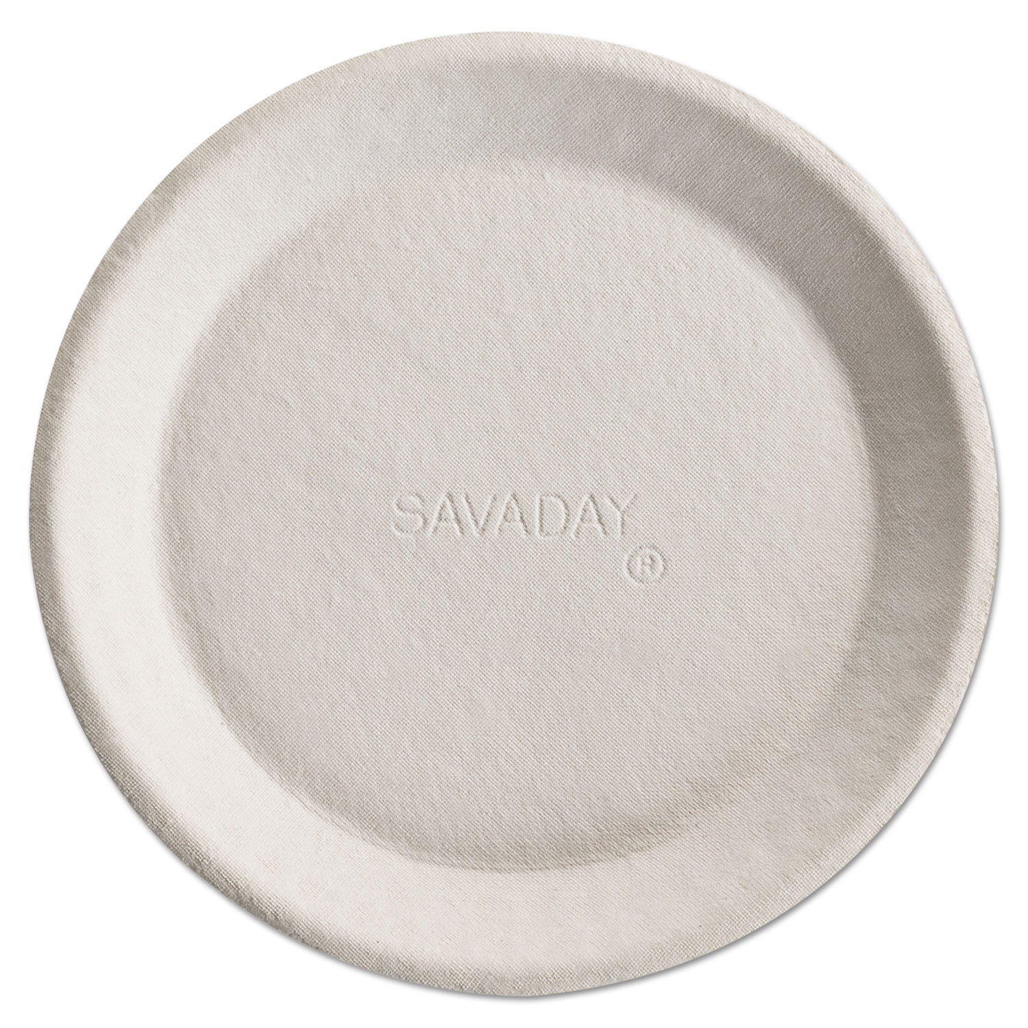  Chinet 10117 Savaday Molded Fiber Plates, 10, Cream, Round, 500/Carton (HUH10117) 