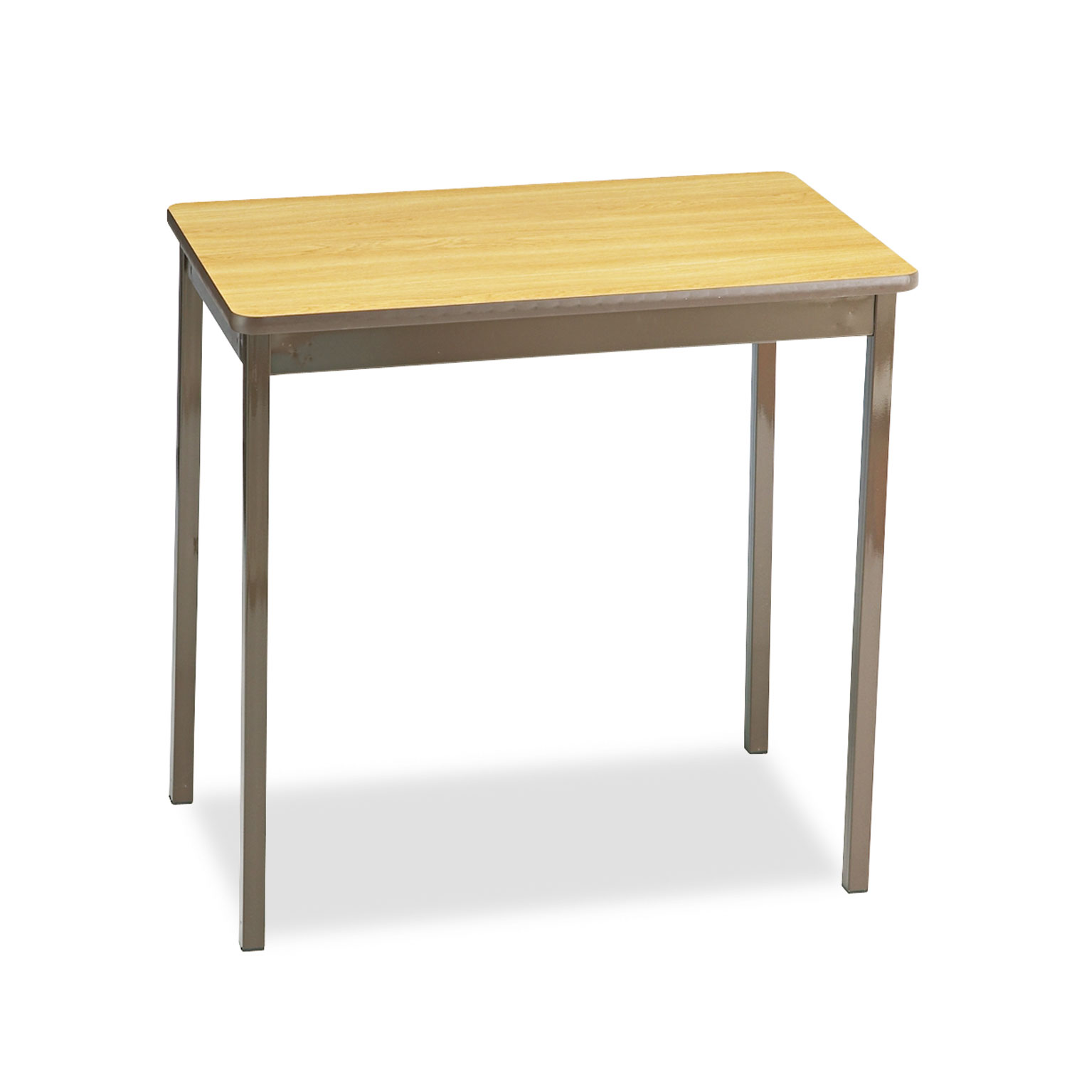 Utility Table, Rectangular, 30w x 18d x 30h, Oak/Brown