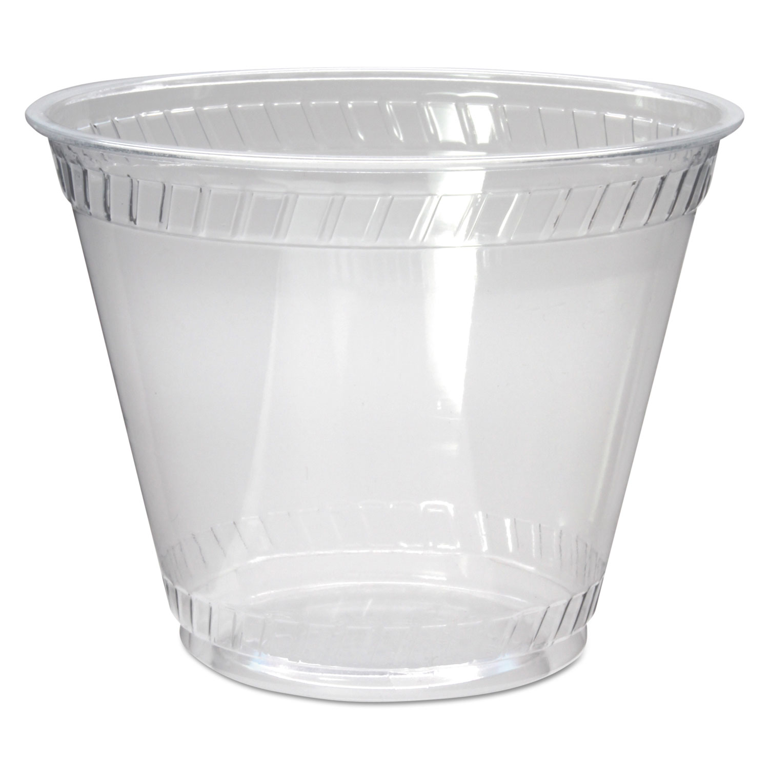  Fabri-Kal 9509100 Greenware Cold Drink Cups, Old Fashioned, 9 oz, Clear, 1000/Carton (FABGC9OF) 
