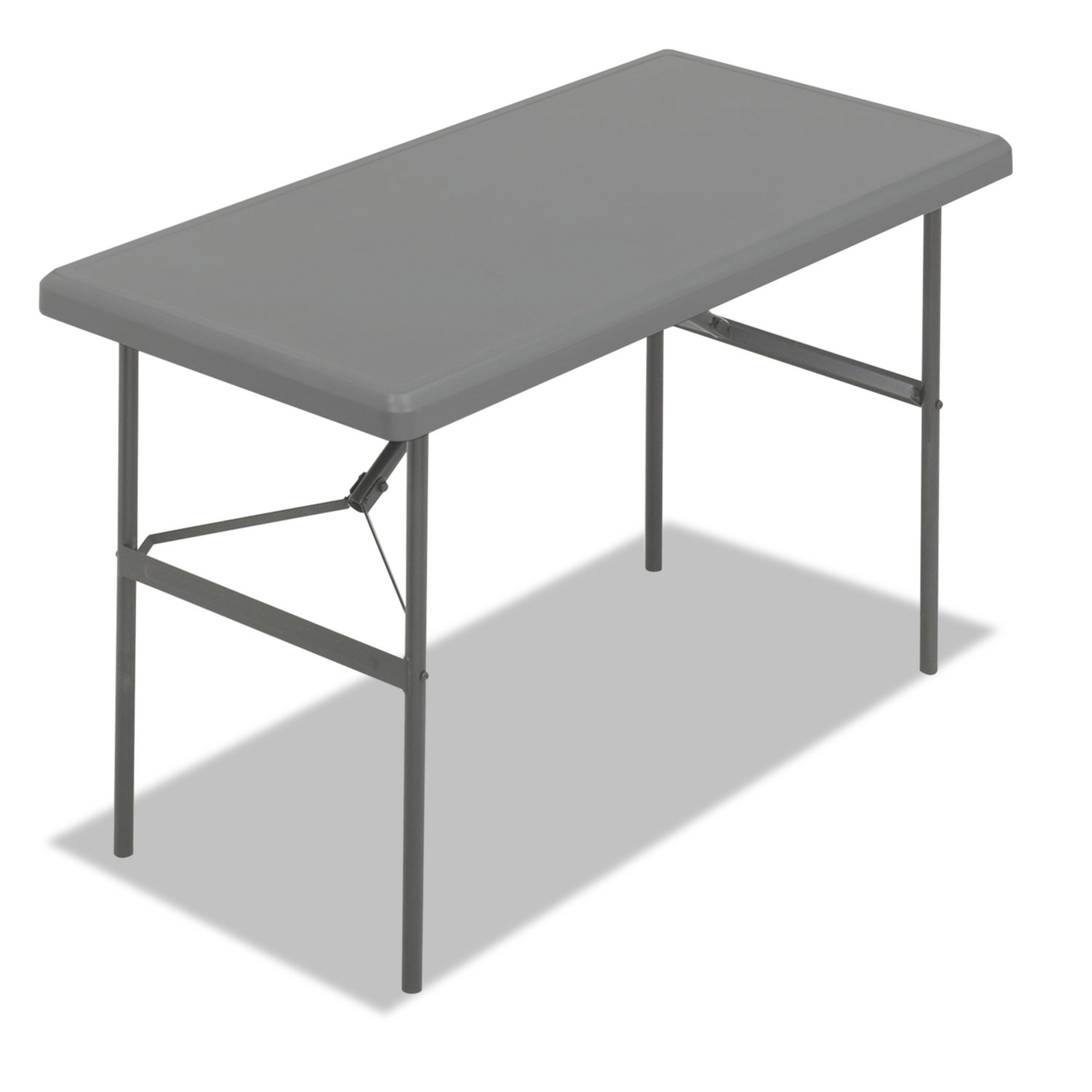  Iceberg 65207 IndestrucTables Too 1200 Series Folding Table, 48w x 24d x 29h, Charcoal (ICE65207) 