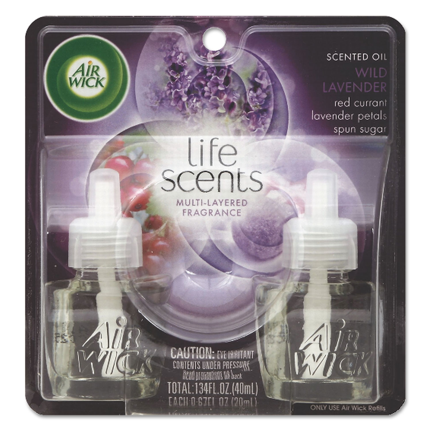 Life Scents Scented Oil Refills, Sweet Lavender Days,0.67oz, 2/Pack, 6 Pack/Ctn