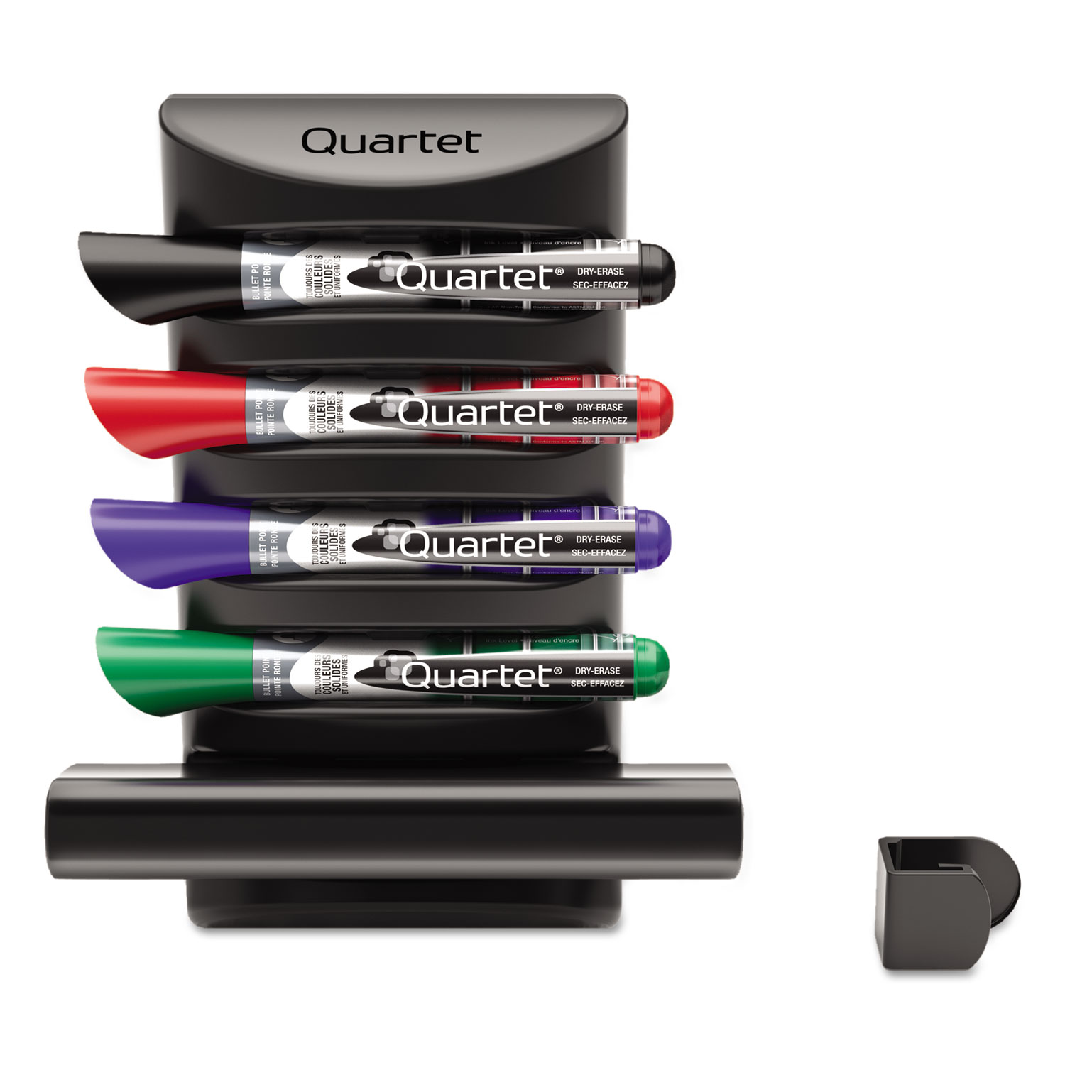  Quartet 85377 Prestige 2 Connects Marker Caddy, Broad Chisel Tip, Assorted Colors, 4/Pack (QRT85377) 