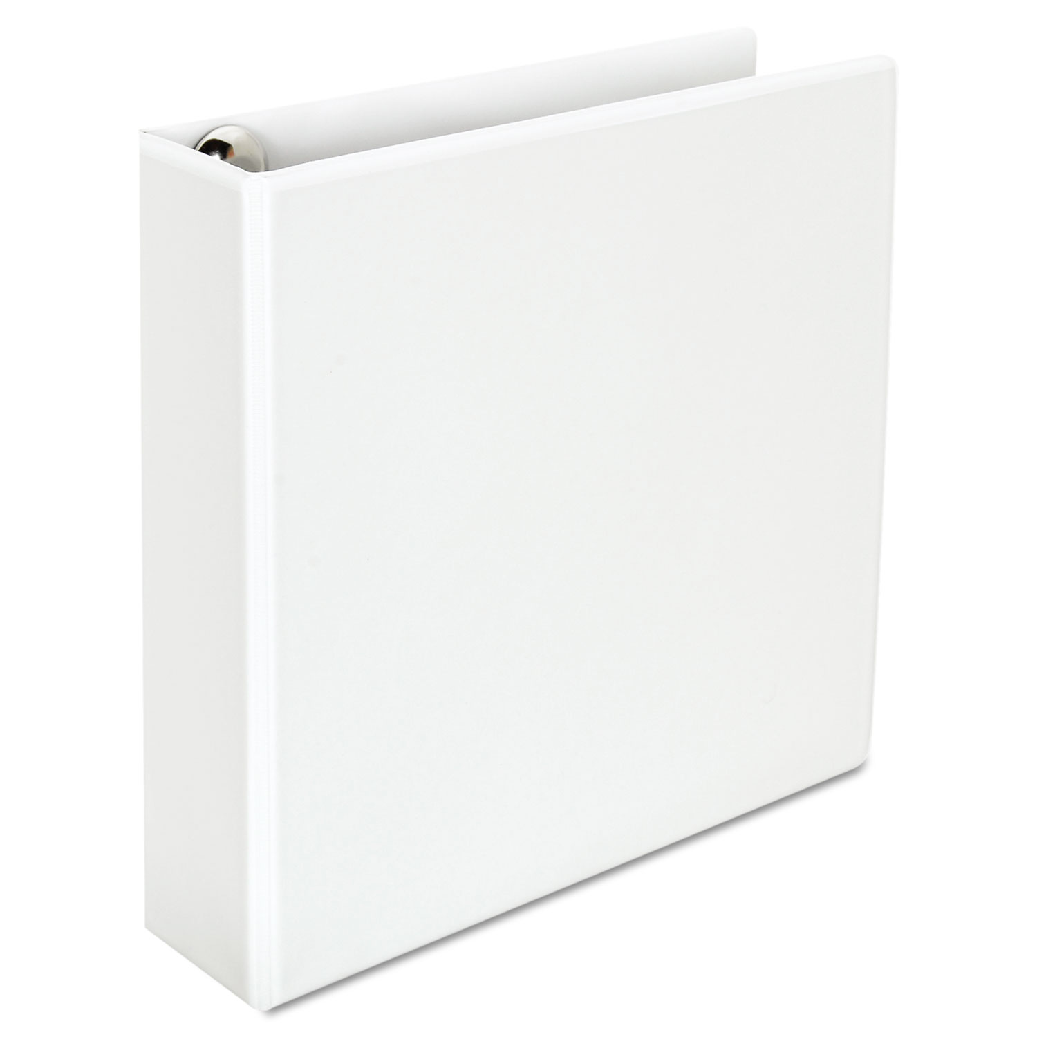  Universal UNV30772 Deluxe Easy-to-Open Round-Ring View Binder, 3 Rings, 2 Capacity, 11 x 8.5, White (UNV30772) 