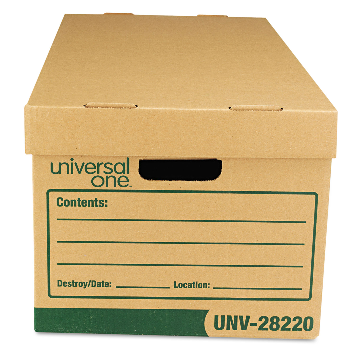 Unv28220 Universal Recycled Record Storage Box Zuma