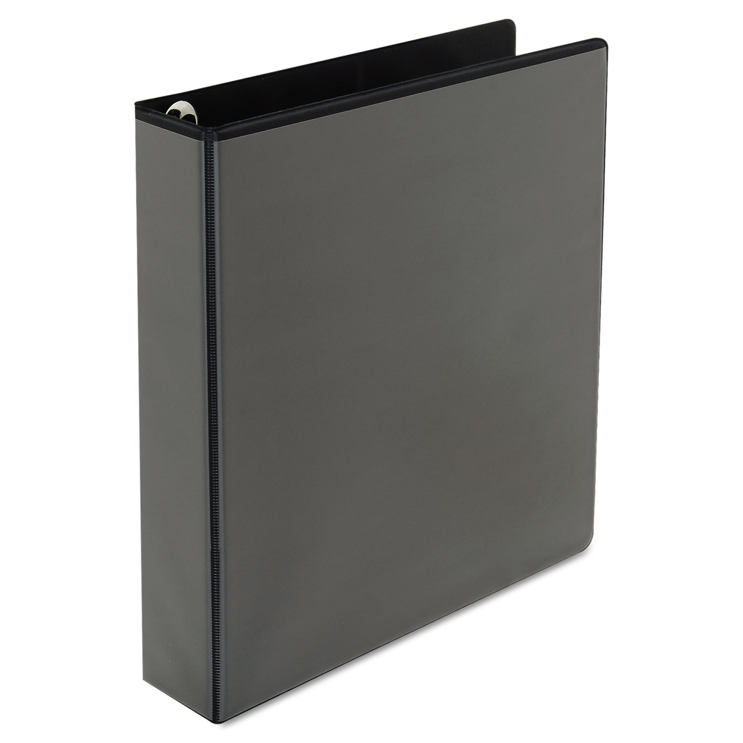  Universal UNV30759 Deluxe Easy-to-Open Round-Ring View Binder, 3 Rings, 1.5 Capacity, 11 x 8.5, Black (UNV30759) 