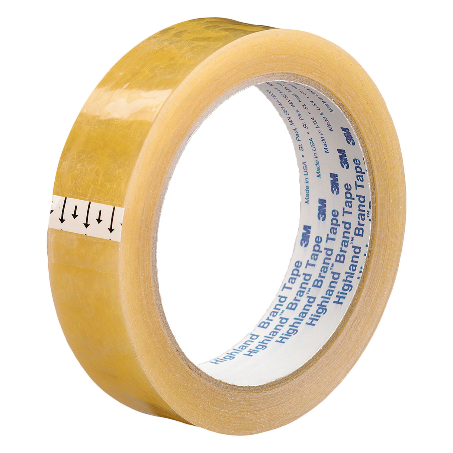  Highland 5910 Transparent Tape, 3 Core, 1 x 72 yds, Clear (MMM591012592) 