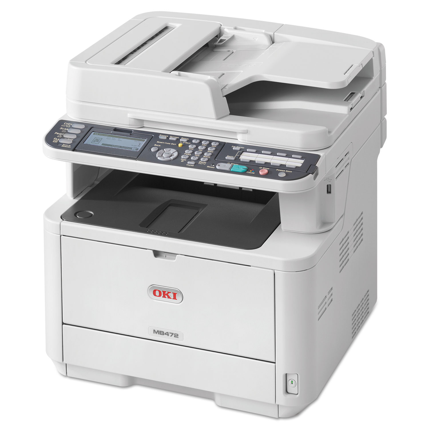 MB472W Monochrome Wireless Multifunction Laser Printer, Copy/Fax/Print/Scan