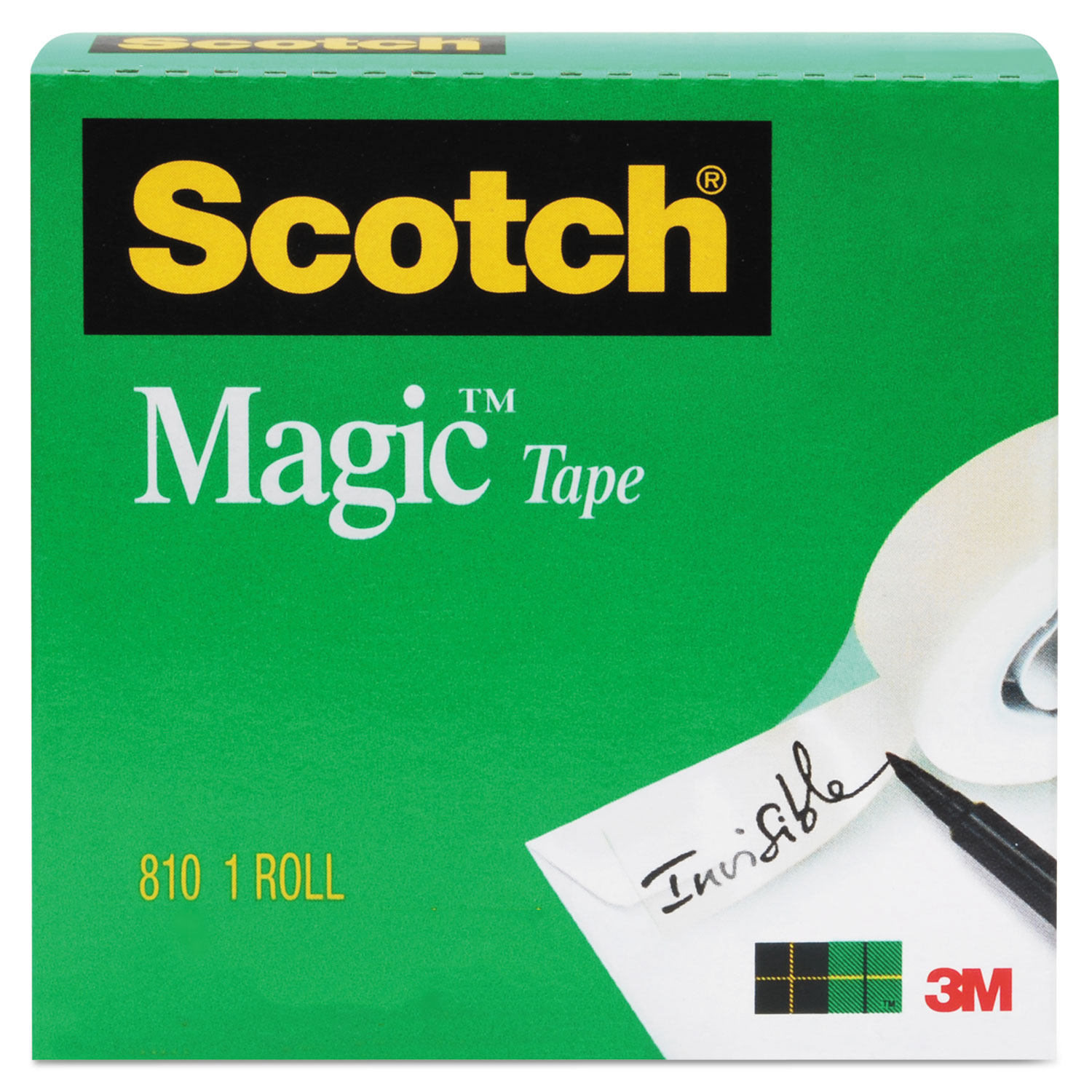  Scotch 810 Magic Tape Refill, 1 Core, 0.75 x 83.33 ft, Clear (MMM8101K) 