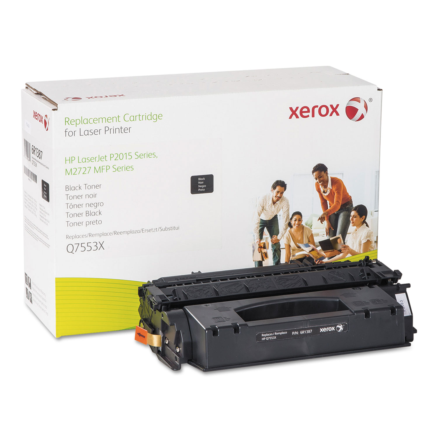  Xerox 006R01387 006R01387 Replacement High-Yield Toner for Q7553X (53X), Black (XER006R01387) 