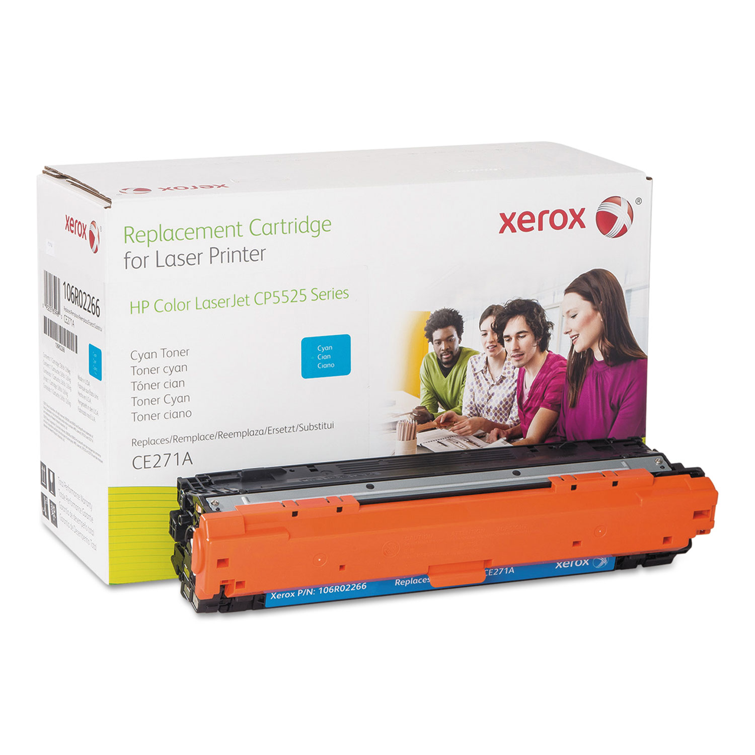  Xerox 106R02266 106R02266 Replacement Toner for CE271A (650A), Cyan (XER106R02266) 