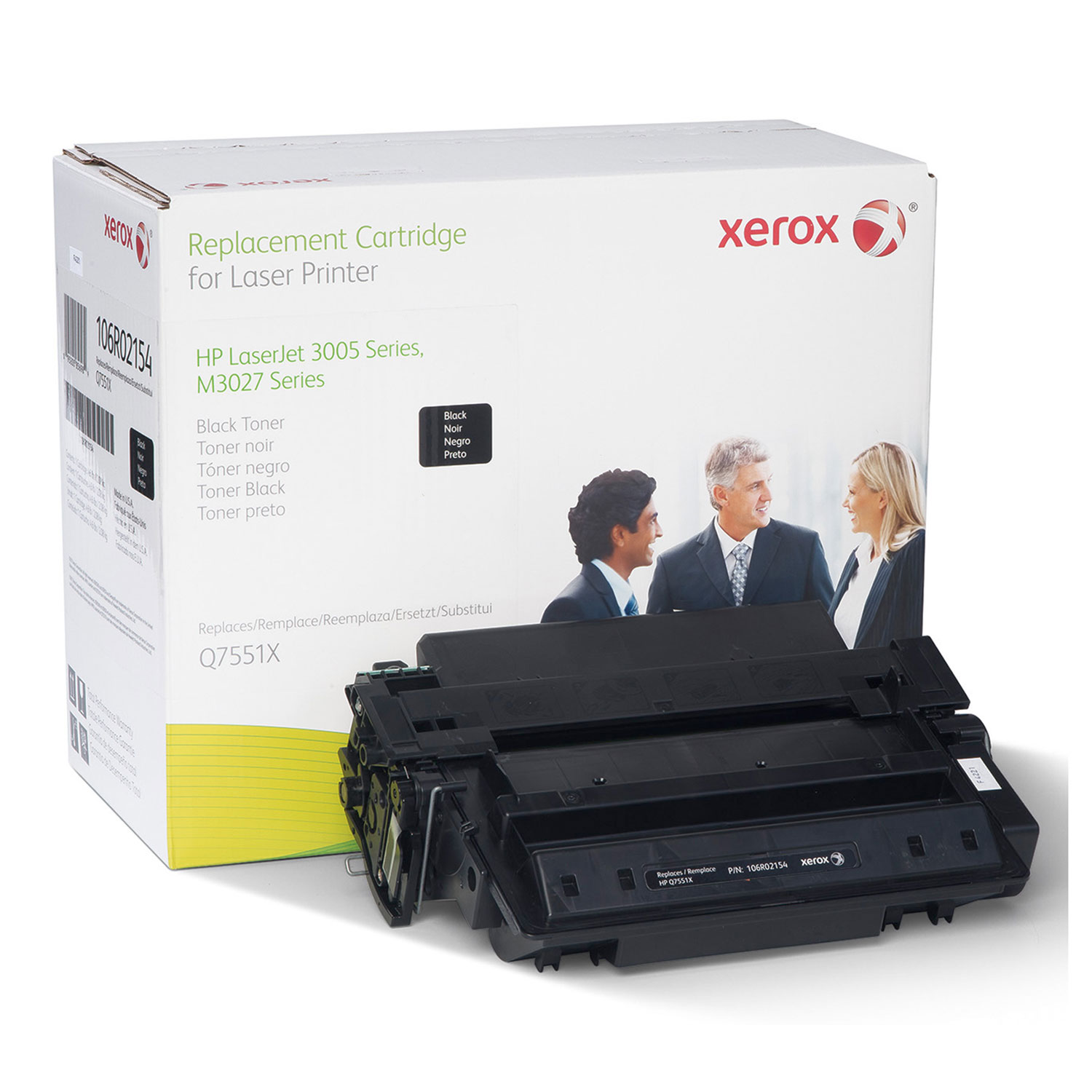  Xerox 106R02154 106R02154 Replacement Extended-Yield Toner for Q7551X (51X), Black (XER106R02154) 