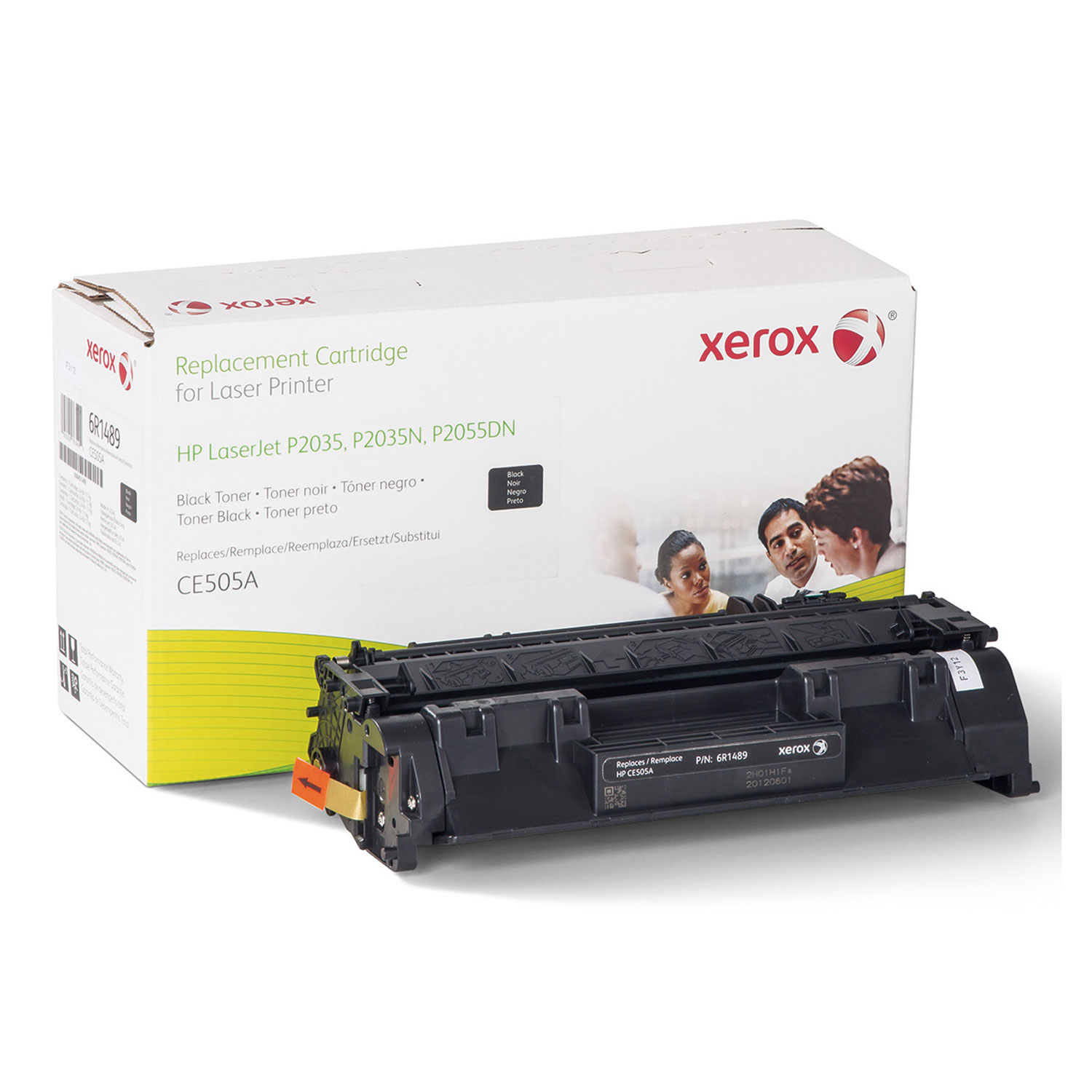  Xerox 006R01489 006R01489 Replacement Toner for CE505A (05A), Black (XER006R01489) 