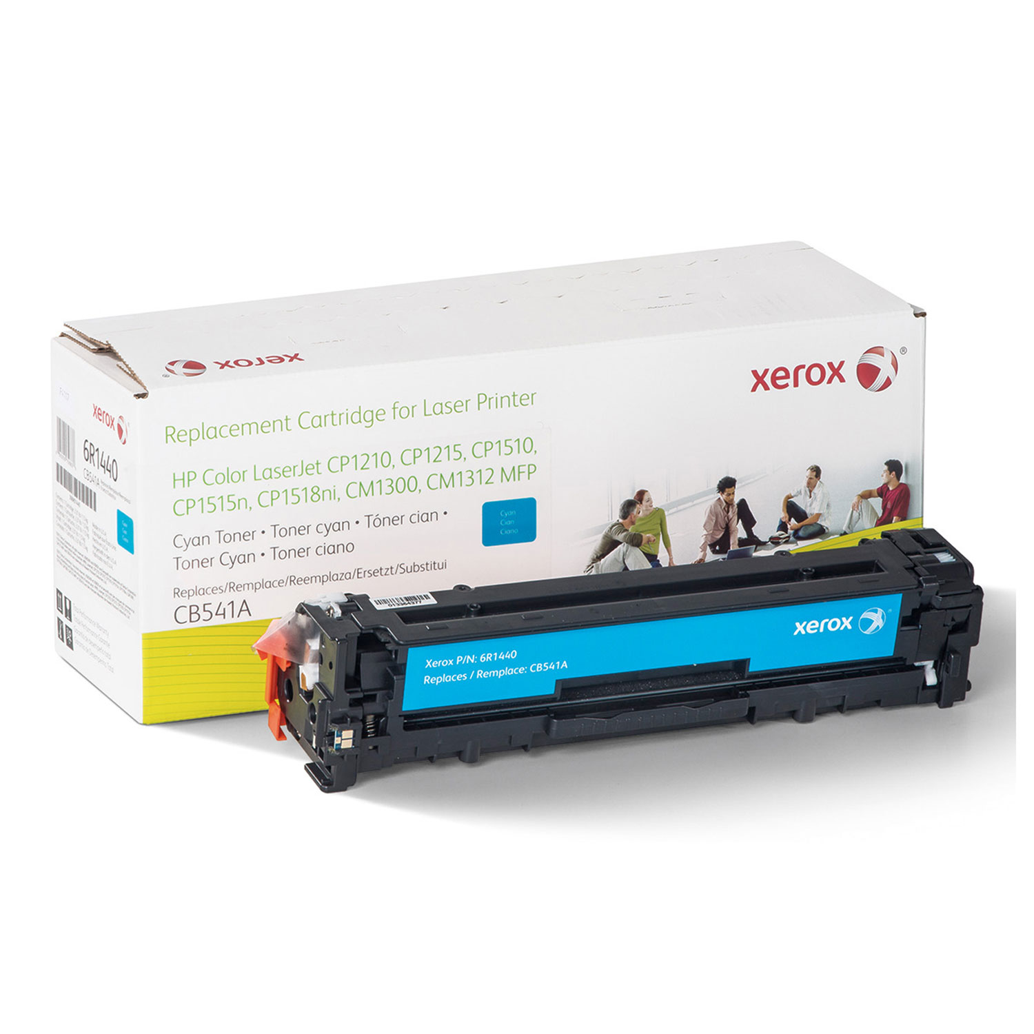  Xerox 006R01440 006R01440 Replacement Toner for CB541A (125A), 1400 Page Yield, Cyan (XER006R01440) 