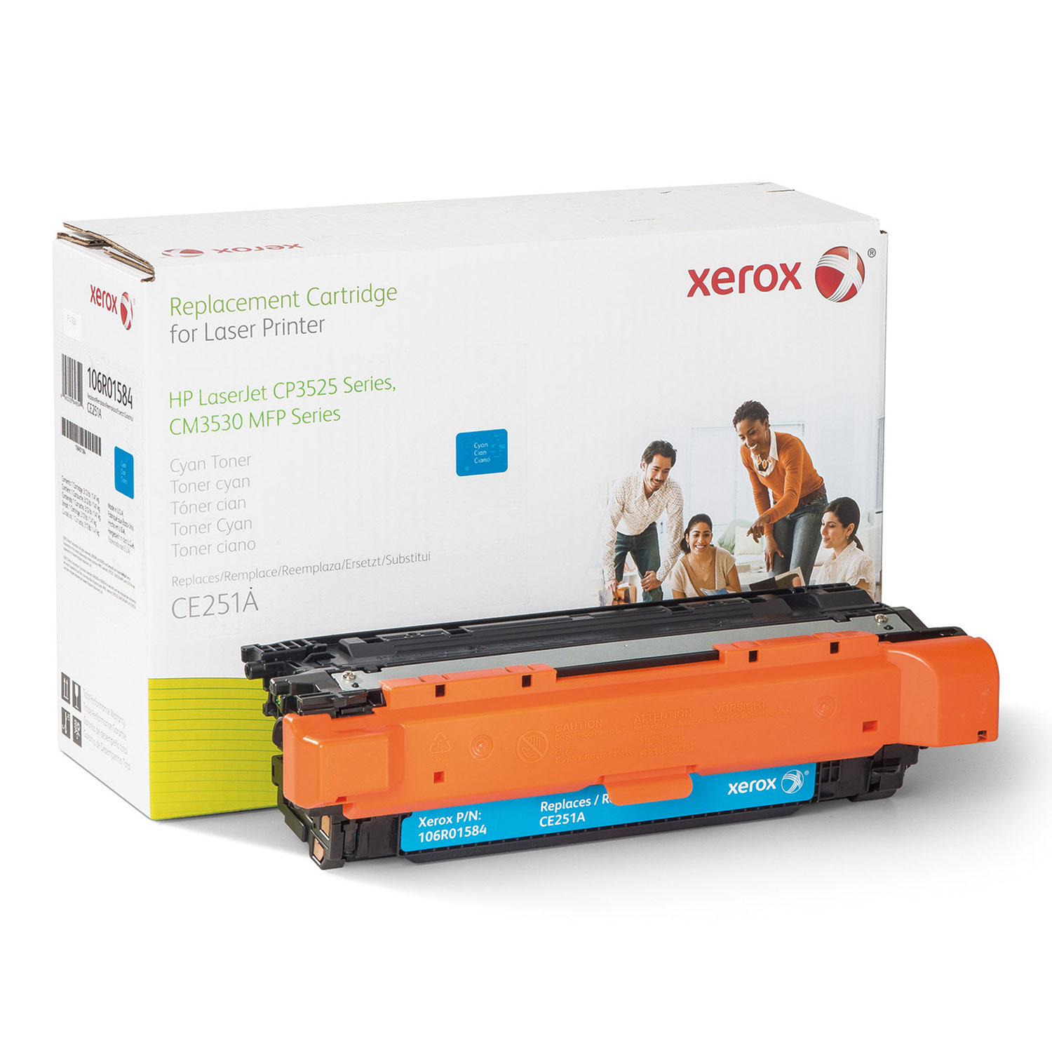  Xerox 106R01584 106R01584 Replacement Toner for CE251A (504A), Cyan (XER106R01584) 