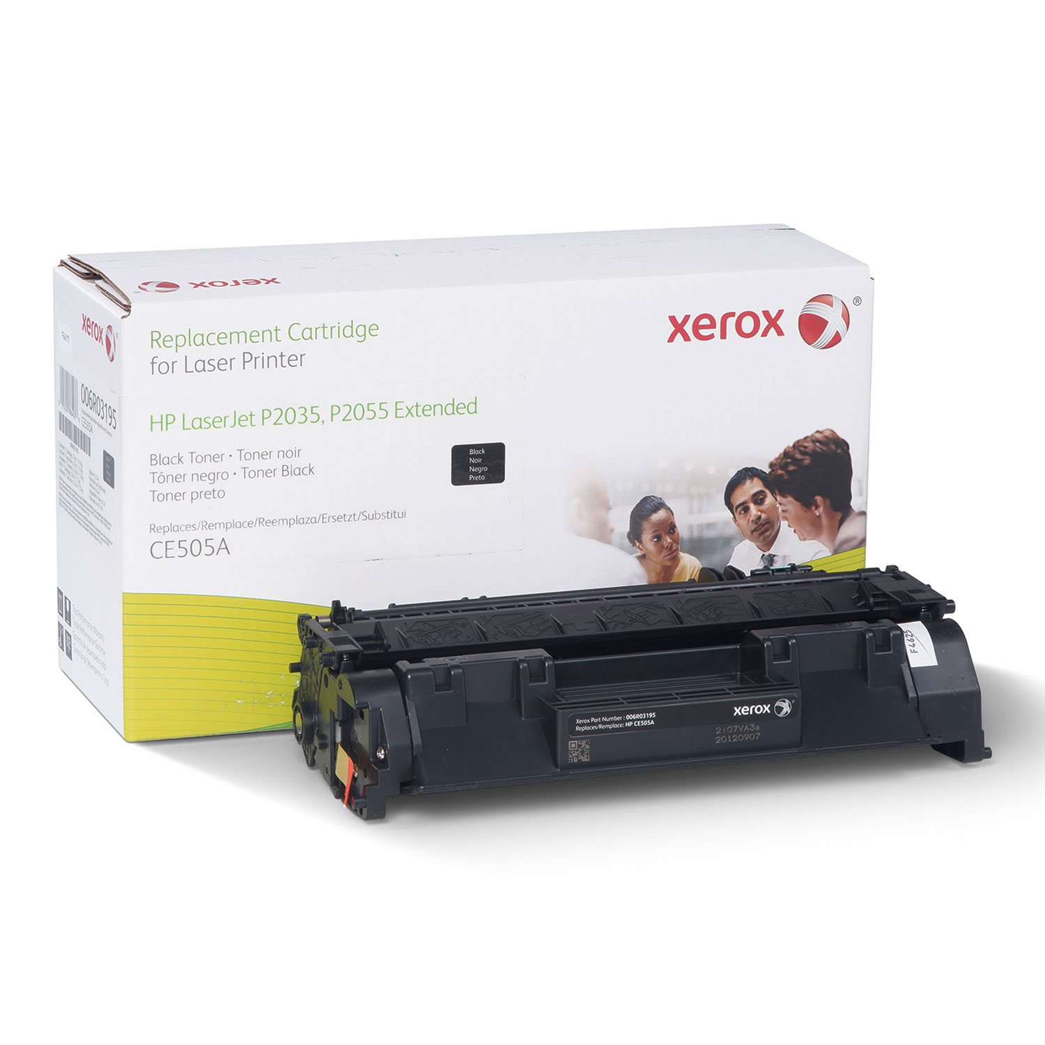  Xerox 006R03195 006R03195 Replacement Extended-Yield Toner for CE505A (05A), Black (XER006R03195) 