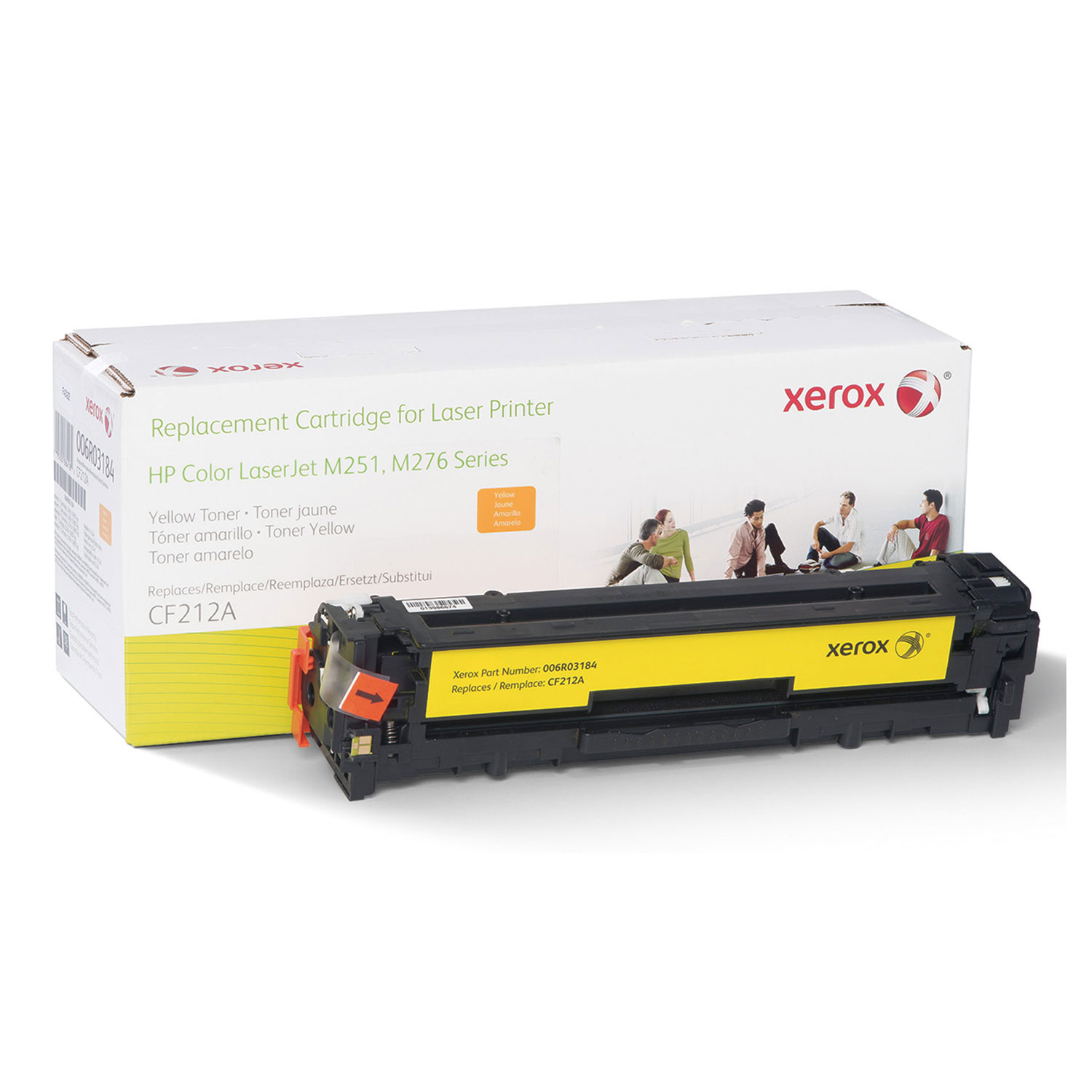  Xerox 006R03184 006R03184 Remanufactured CF212A (131A) Toner, 1800 Page-Yield, Yellow (XER006R03184) 