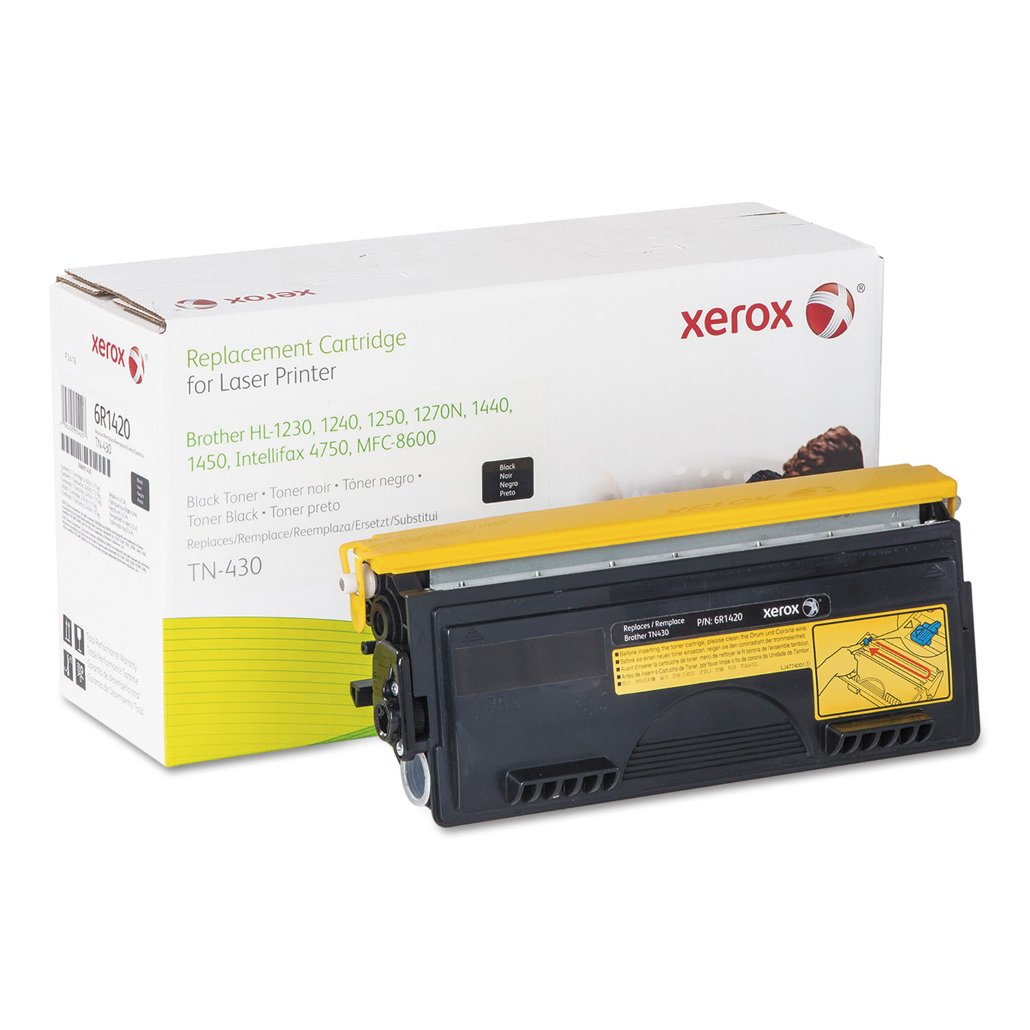  Xerox 006R01420 006R01420 Remanufactured TN430 Toner, Black (XER006R01420) 