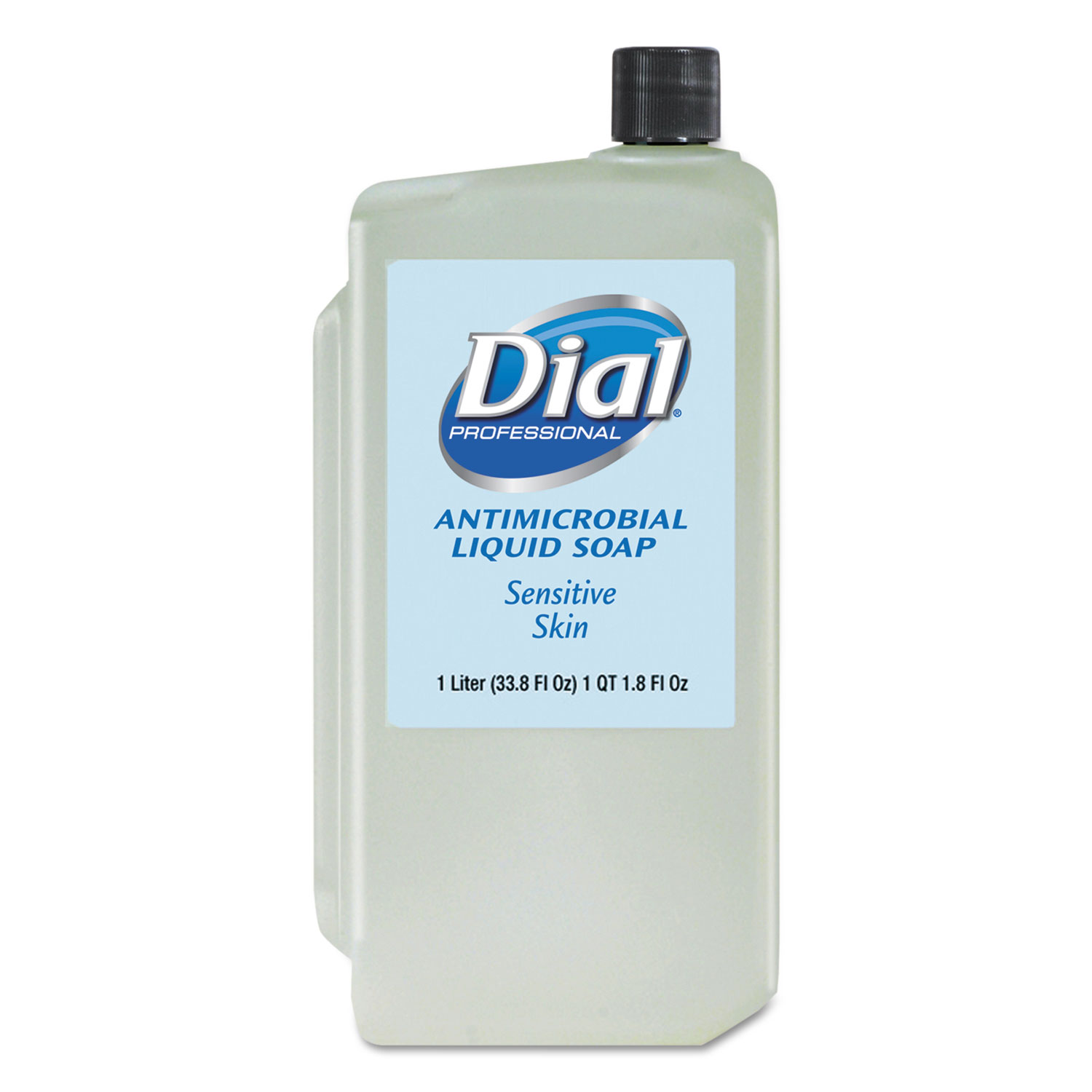  Dial Professional 82839 Antimicrobial Soap for Sensitive Skin, 1 L Refill, Floral, 8/Carton (DIA82839) 
