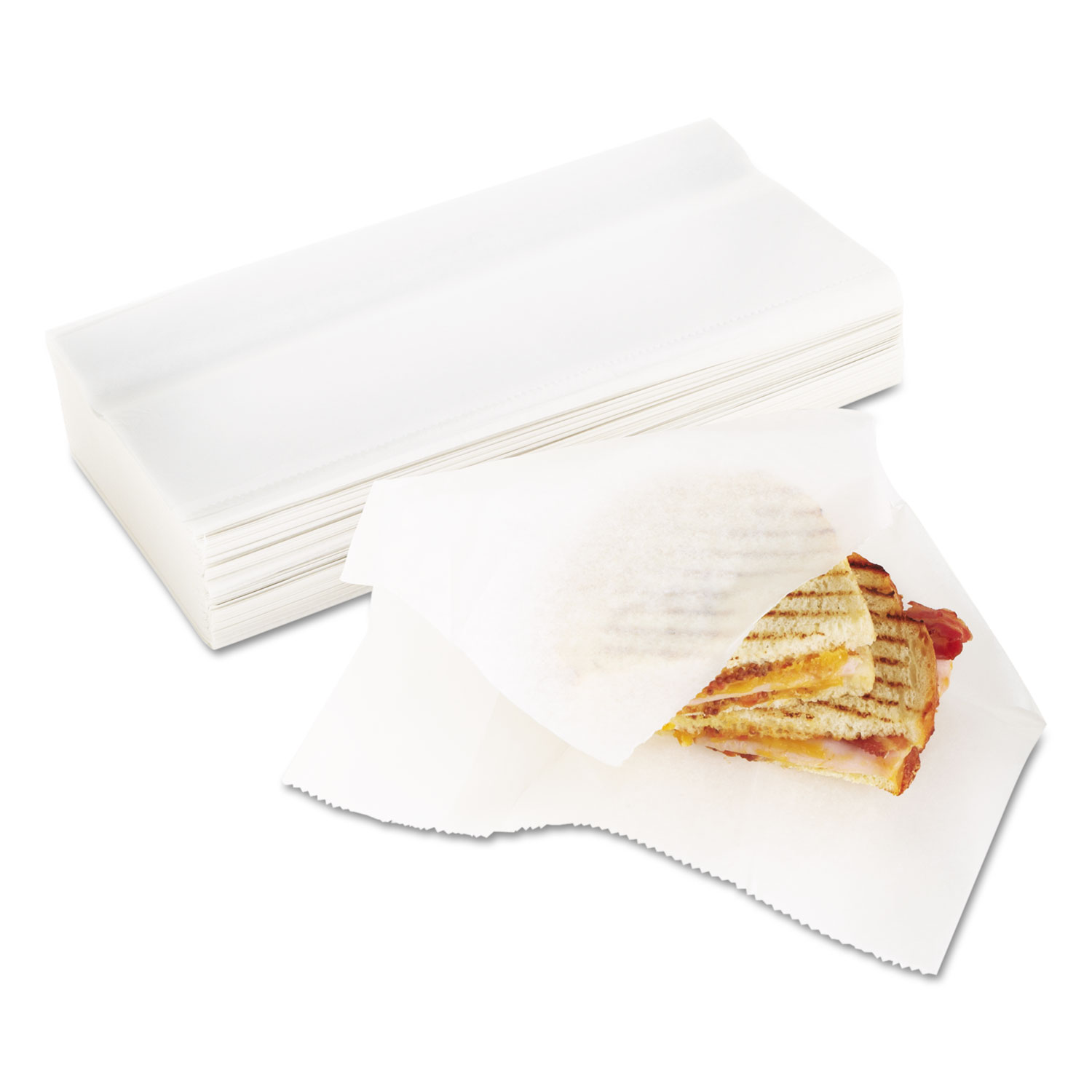Interfold-Sheet Deli Paper, 12 x 10 3/4, White, 500 Sheets/Box, 12 Box/Carton