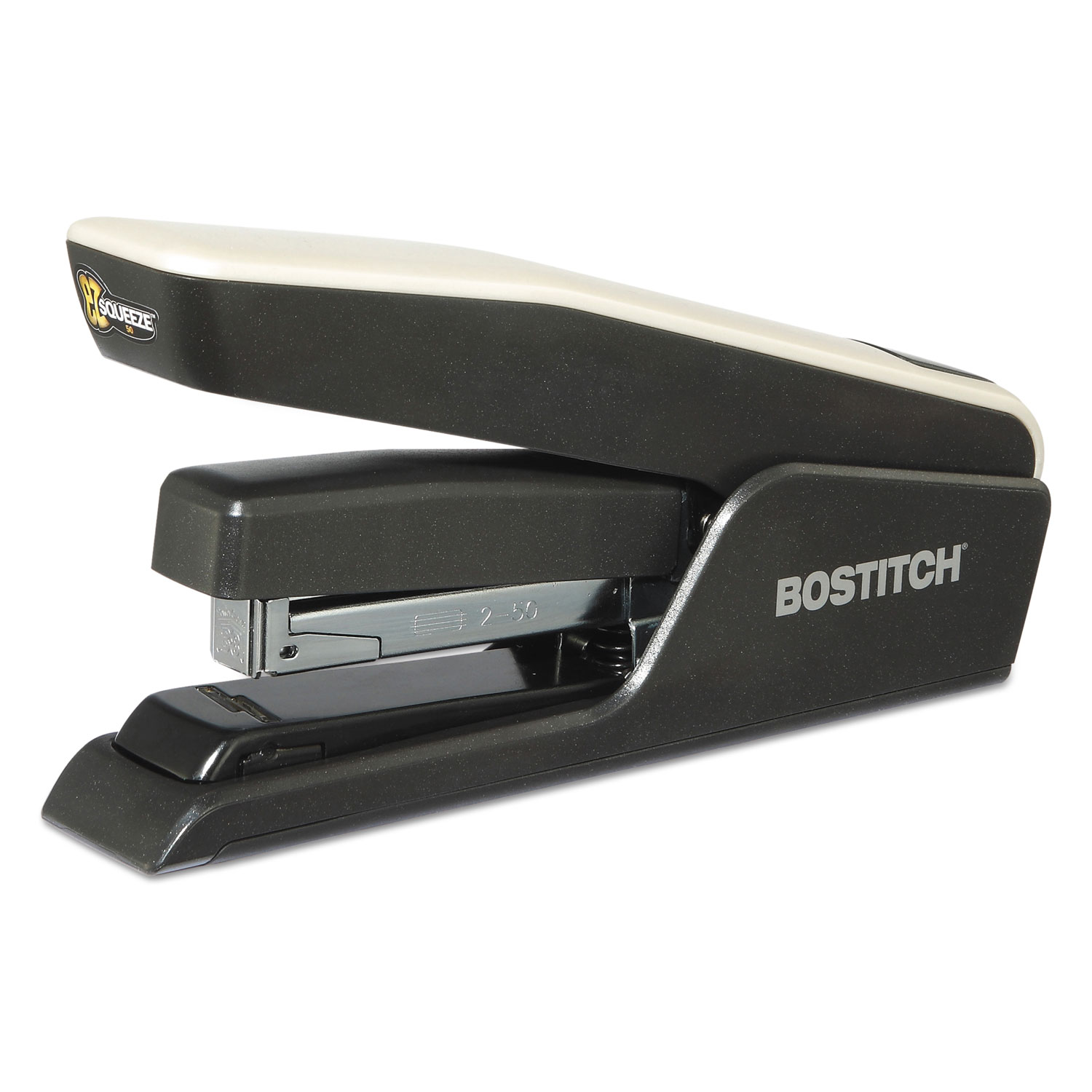  Bostitch B850-BLK EZ Squeeze 50 Stapler, 50-Sheet Capacity, Black (BOSB850BLK) 