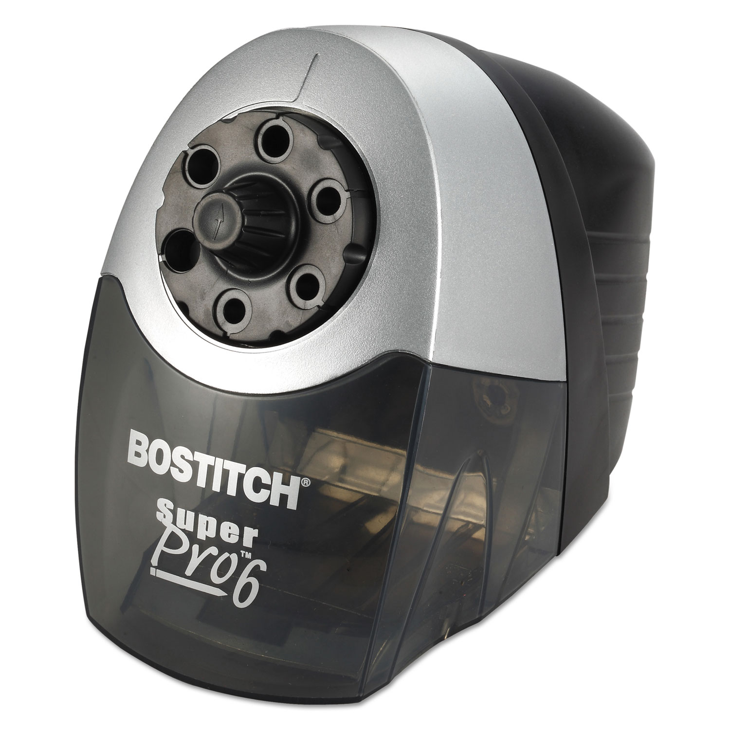  Bostitch EPS12HC Super Pro 6 Commercial Electric Pencil Sharpener, AC-Powered, 6.13 x 10.69 x 9, Gray/Black (BOSEPS12HC) 