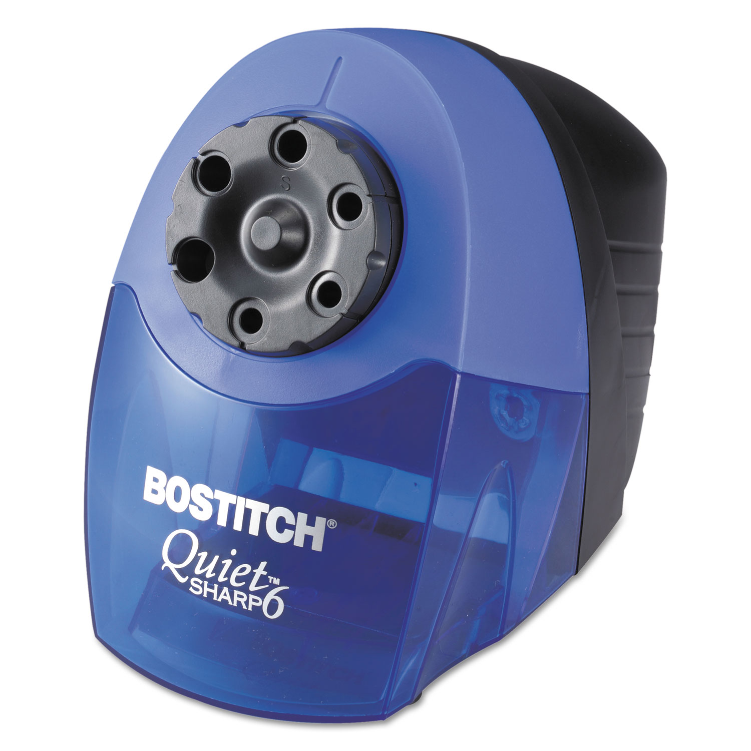  Bostitch EPS10HC QuietSharp 6 Classroom Electric Pencil Sharpener, AC-Powered, 6.13 x 10.69 x 9, Blue (BOSEPS10HC) 