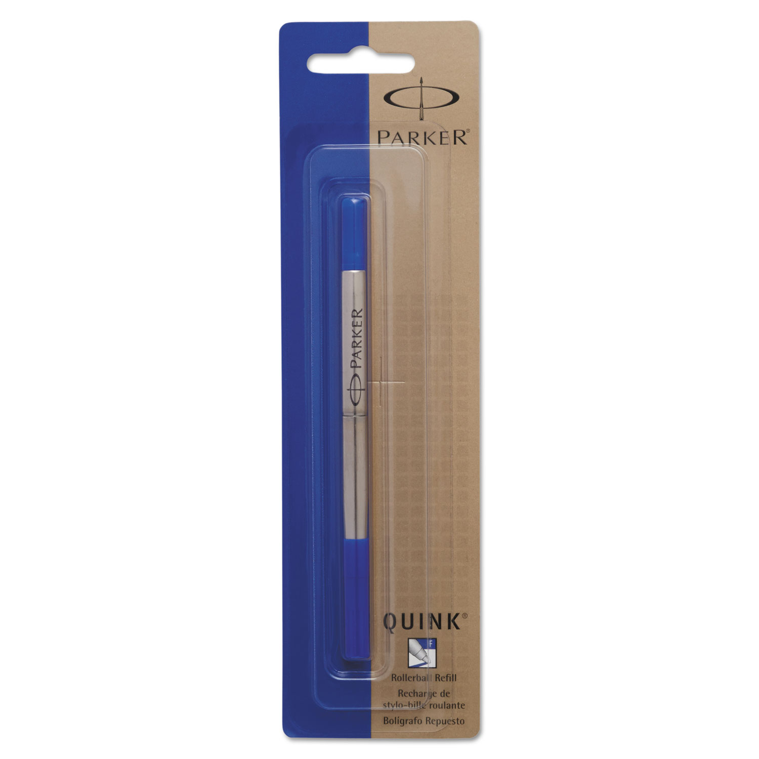  Parker 1950322 Refill for Parker Roller Ball Pens, Fine Point, Blue Ink (PAR1950322) 