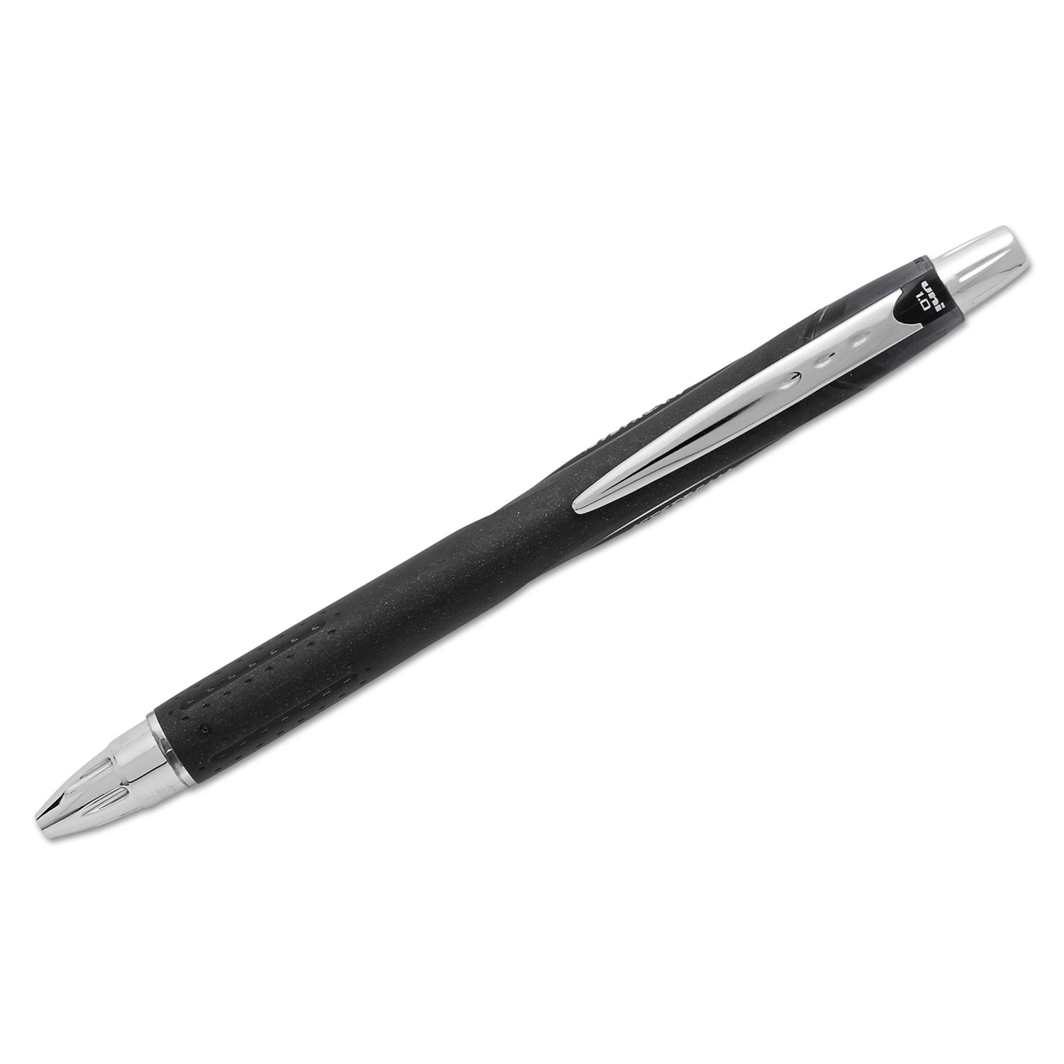 Jetstream RT Retractable Roller Ball Pen, Bold 1mm, Black Ink, Black Barrel