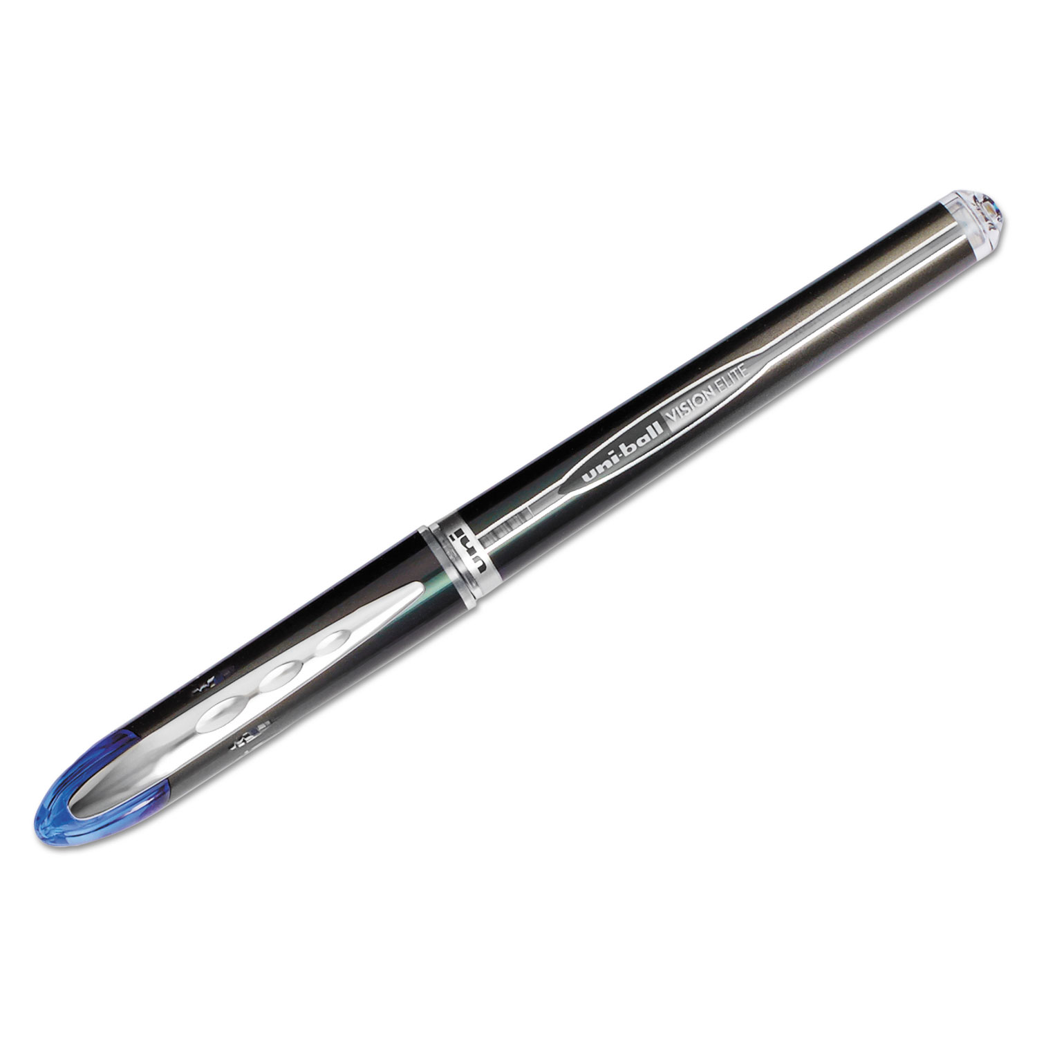  uni-ball 69021 VISION ELITE Stick Roller Ball Pen, Super-Fine 0.5mm, Blue Ink, Blue Barrel (UBC69021) 