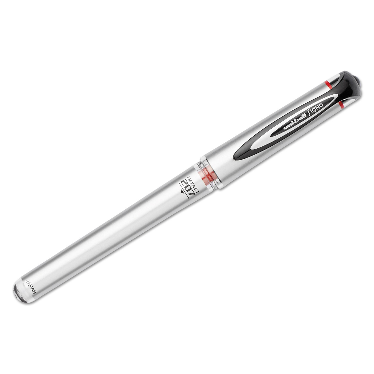 207 Impact Roller Ball Stick Gel Pen, Red Ink, Bold