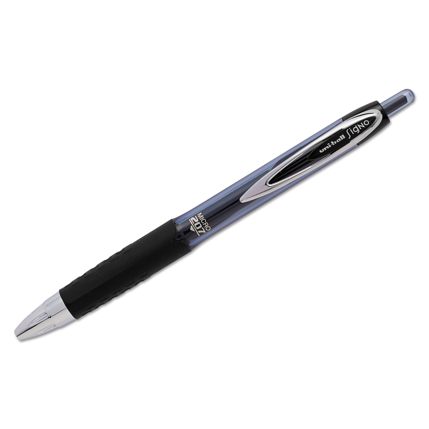 Signo 207 Retractable Gel Pen, Black Ink, 0.5mm, Dozen