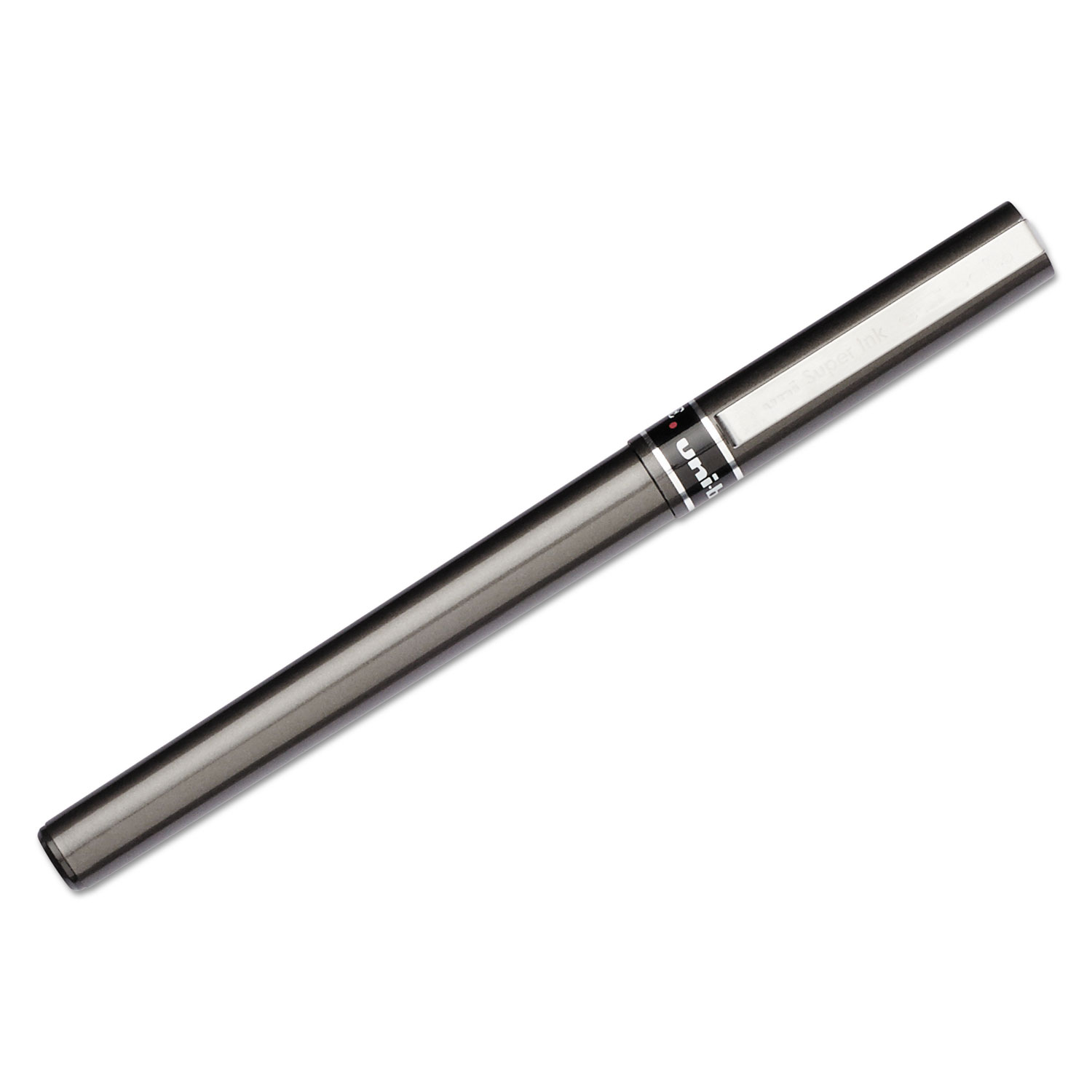 Deluxe Roller Ball Stick Waterproof Pen, Red Ink, Micro, Dozen