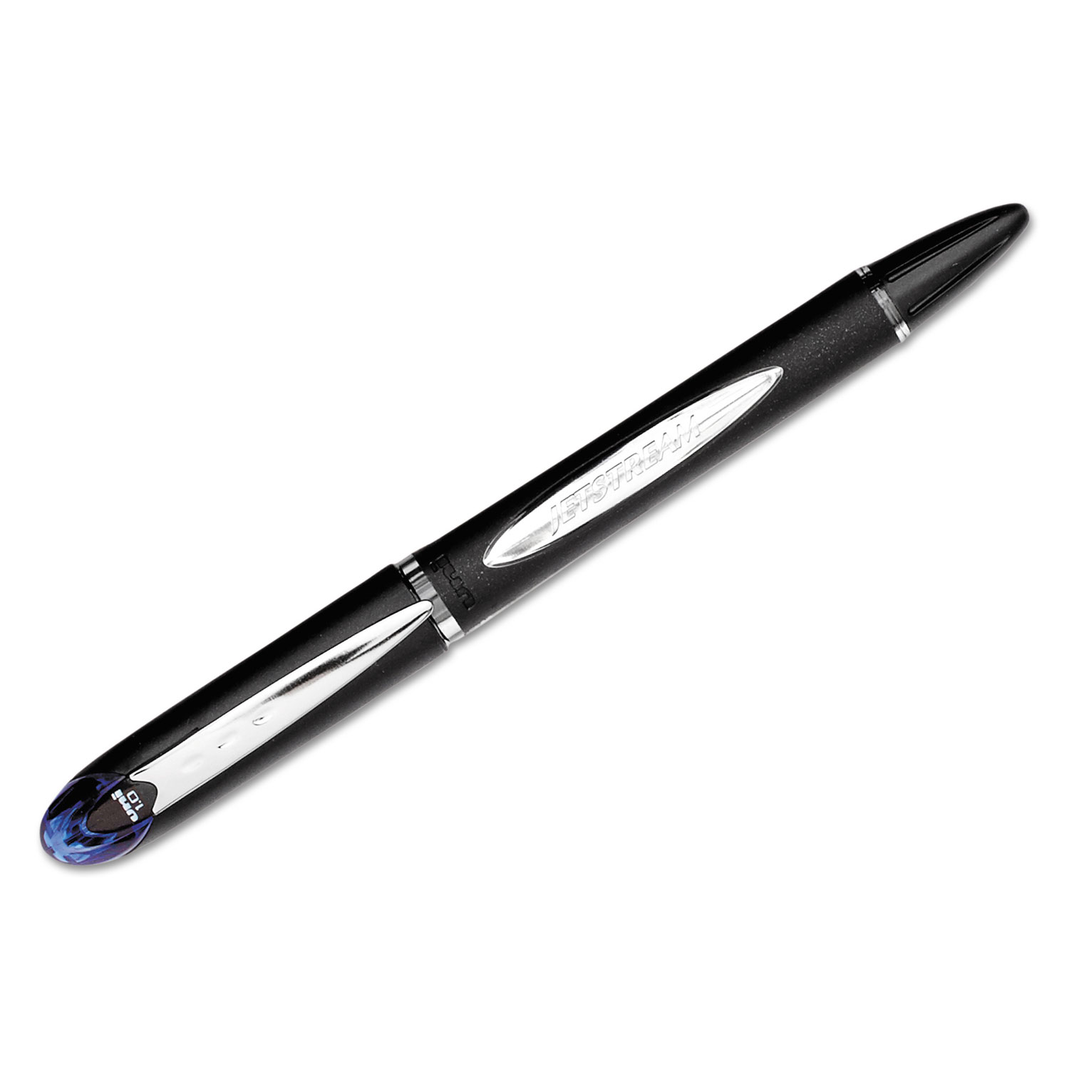  uni-ball 33922 Jetstream Stick Ballpoint Pen, Bold 1mm, Blue Ink, Black Barrel (UBC33922) 