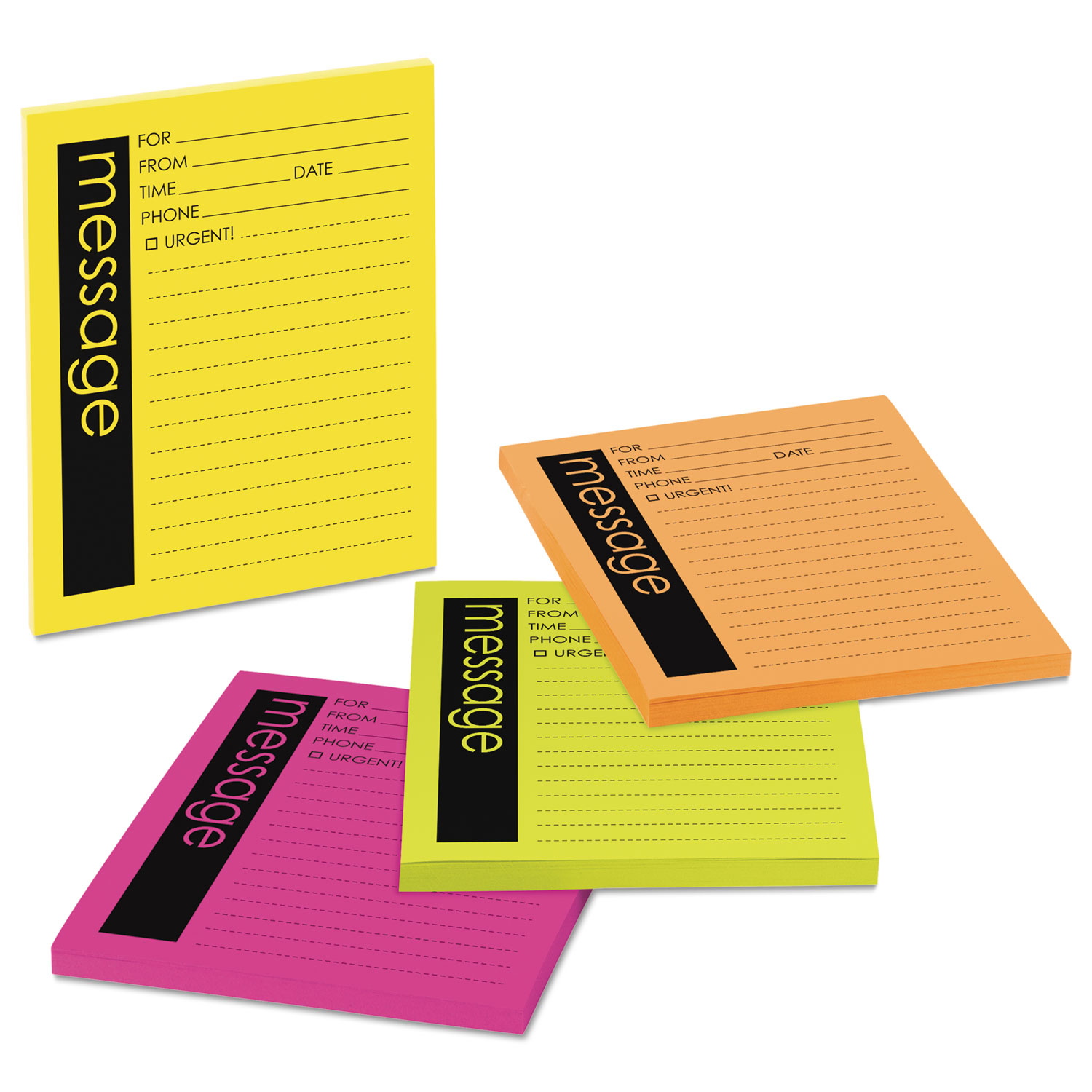  Post-it Notes Super Sticky 7679-4-SS Self-Stick Message Pad, 3 7/8 x 4 7/8, Rio de Janeiro Colors, 50-Sheet, 4/Pack (MMM76794SS) 
