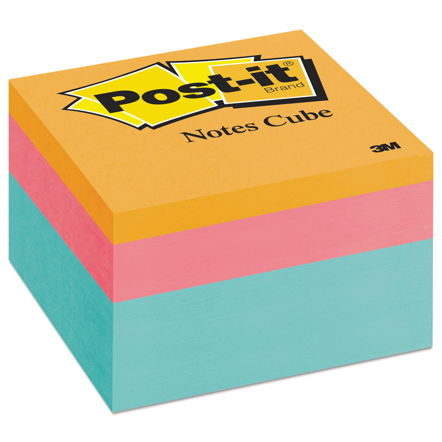  Post-it Notes 2056-FP Original Cubes, 3 x 3, Aqua Wave, 470-Sheet (MMM2056FP) 
