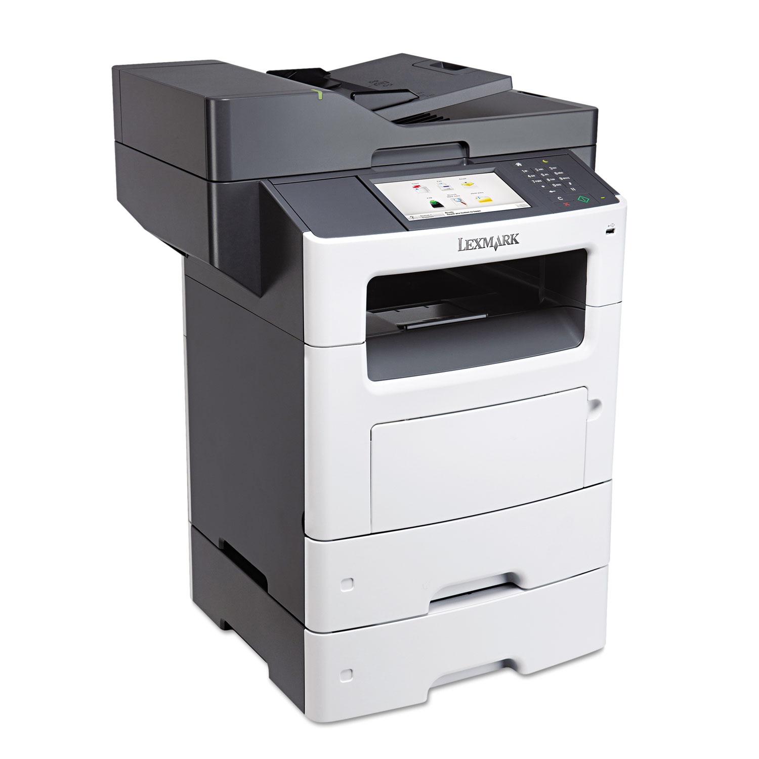 MX611dte Multifunction Laser Printer, Copy/Fax/Print/Scan