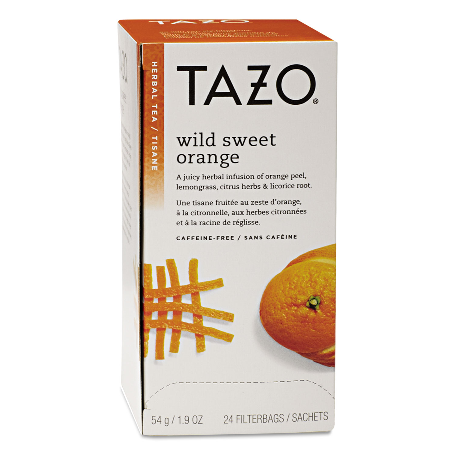  Tazo TJL20030 Tea Bags, Wild Sweet Orange, 24/Box (TZO151598) 