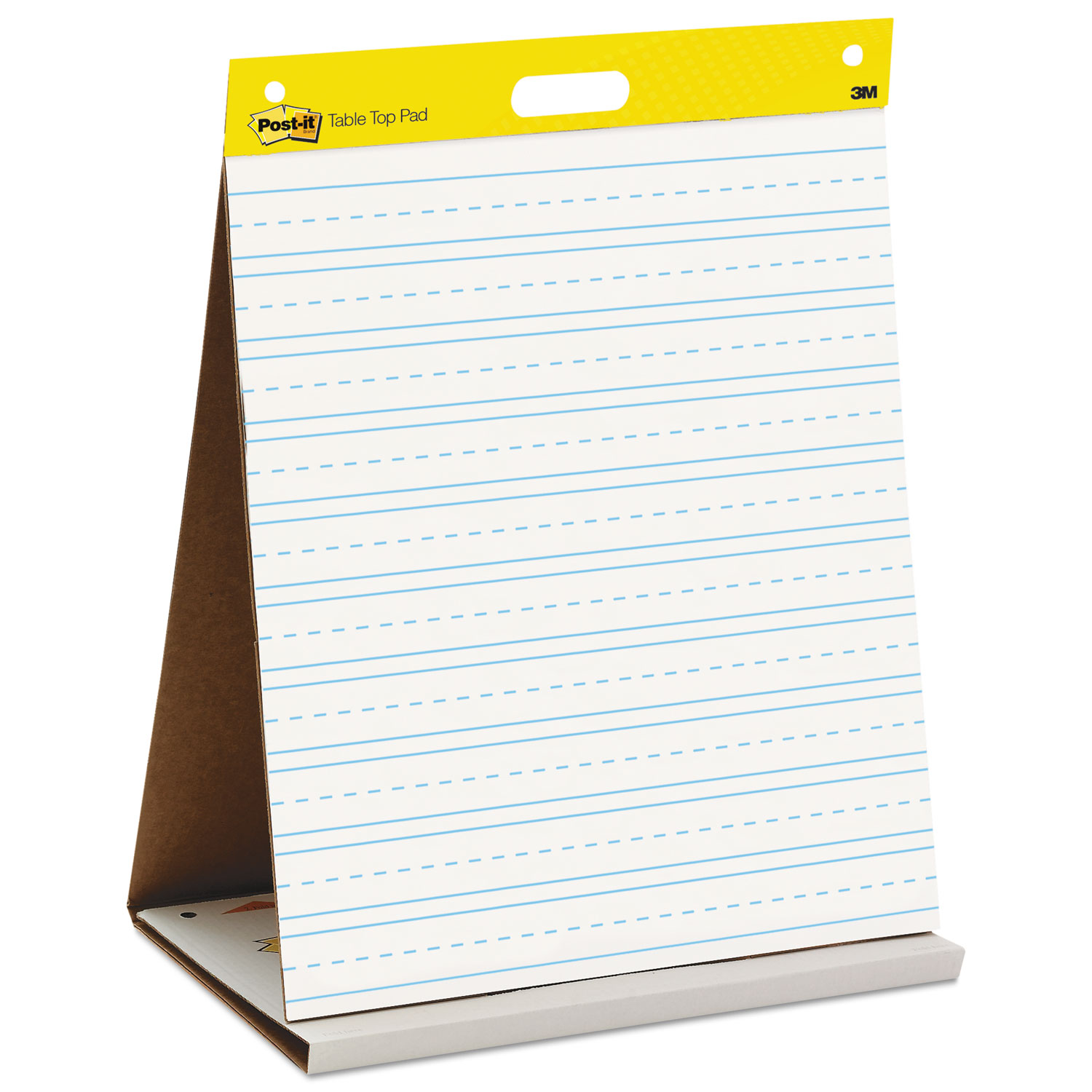  Post-it Easel Pads Super Sticky 563PRL Self-Stick Tabletop Easel Pad with Command Strips and Ruled Sheets, 20 x 23, White, 20 Sheets (MMM563PRL) 