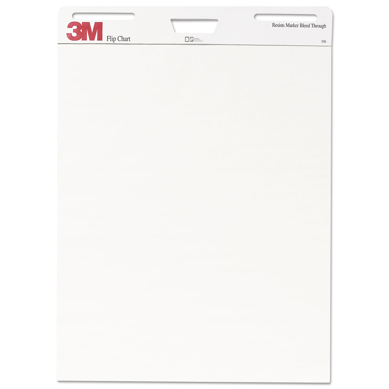 Professional Flip Chart Pad, Unruled, 25 x 30, White, 40 Sheets, 2/Carton