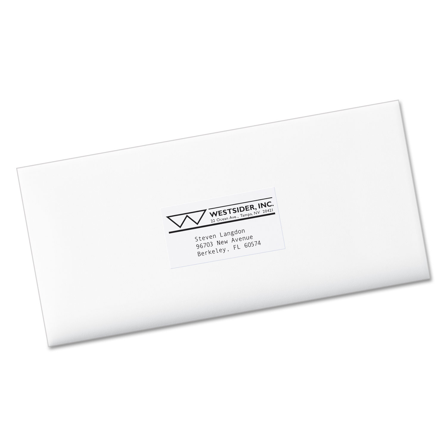 Copier Address Labels, 1 1/2 x 2 13/16, White, 2100/Box