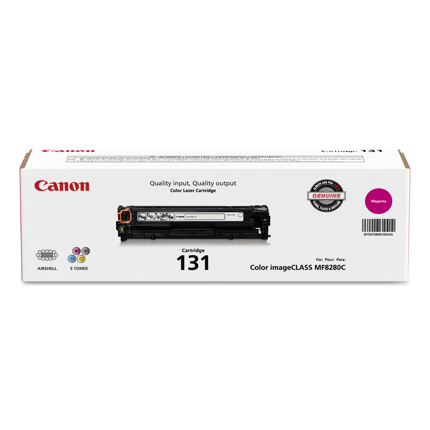  Canon 6270B001 6270B001 (CRG-131) Toner, 1500 Page-Yield, Magenta (CNM6270B001) 