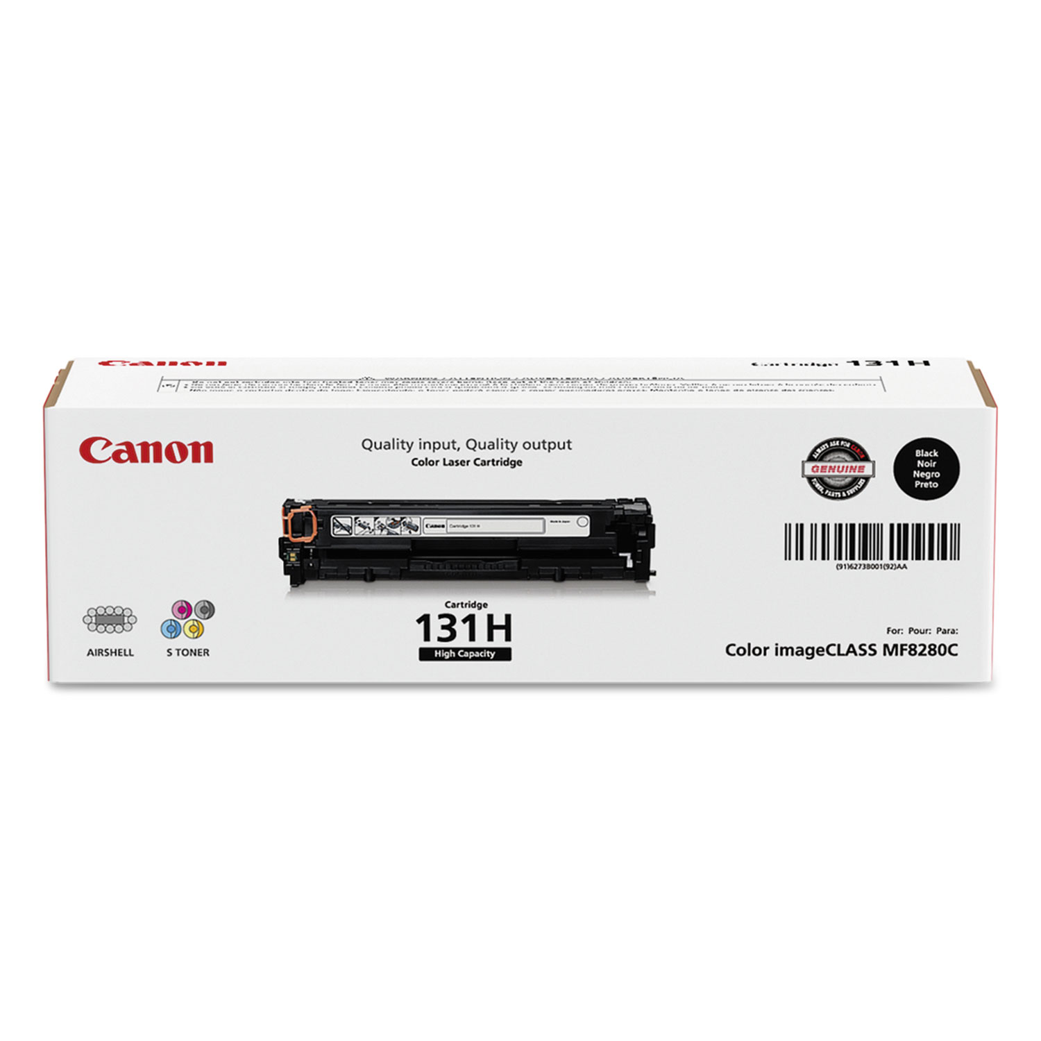  Canon 6273B001 6273B001 (CRG-131) High-Yield Toner, 2400 Page-Yield, Black (CNM6273B001) 
