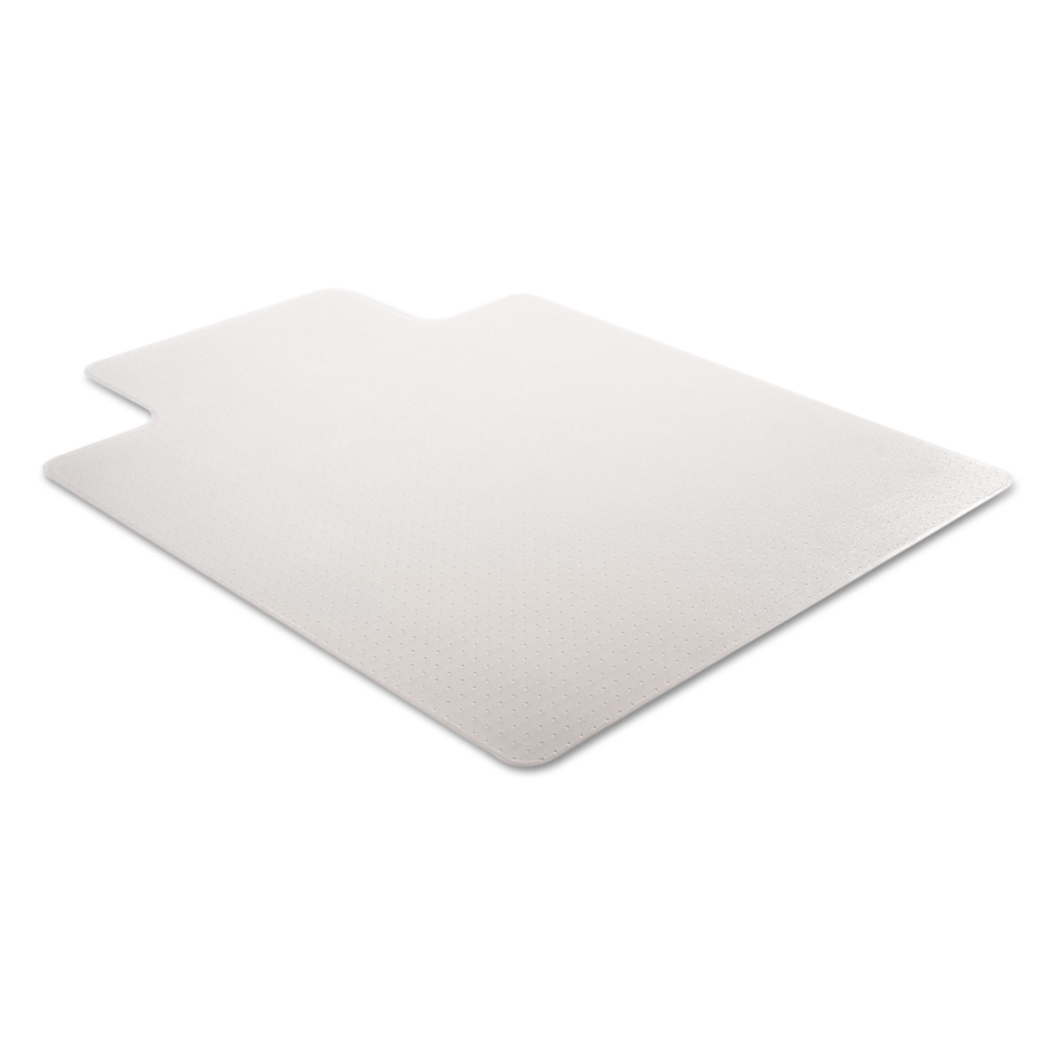 DuraMat Moderate Use Chair Mat for Low Pile Carpet, Beveled, 45x53 w/Lip, Clear