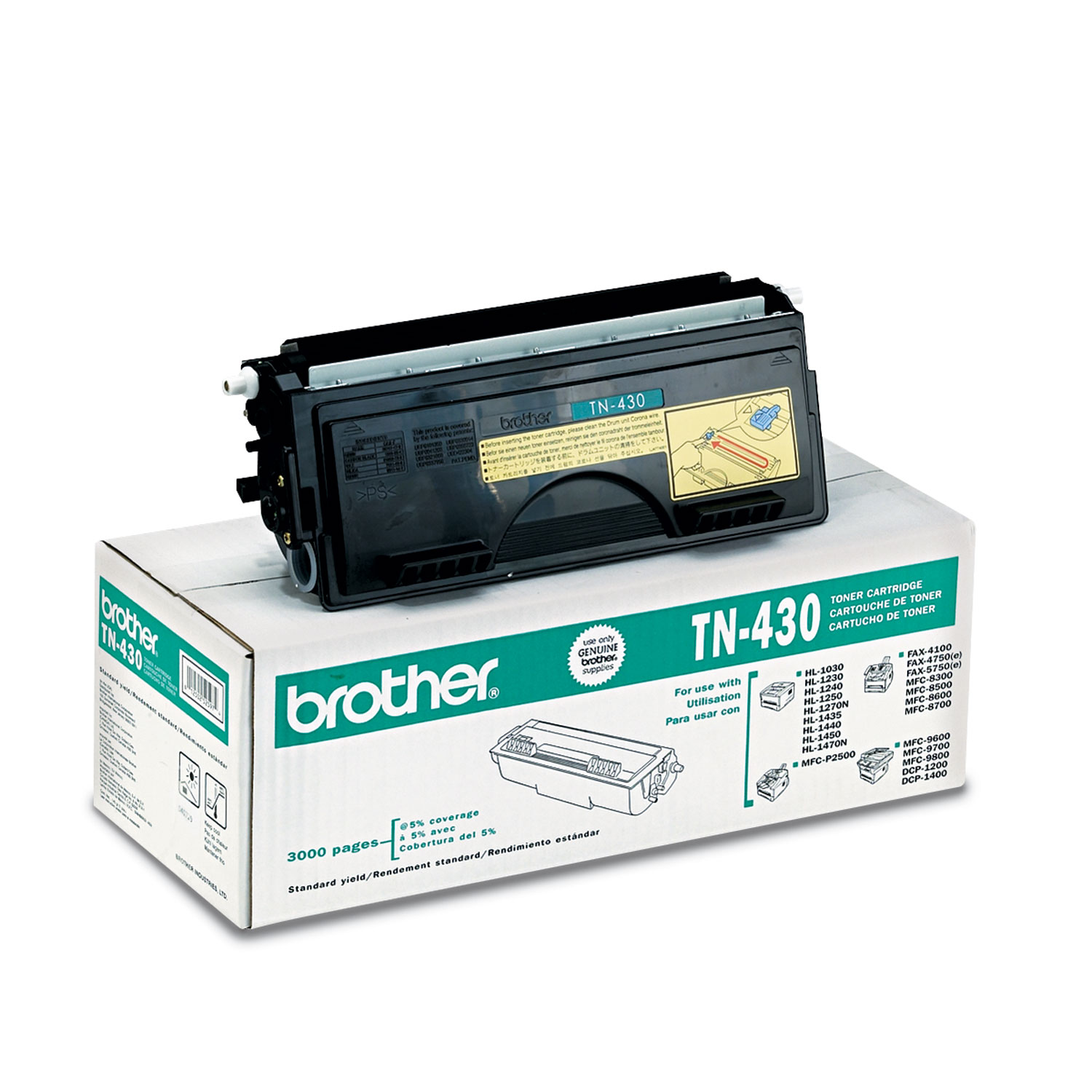  Brother TN430 TN430 Toner, 3000 Page-Yield, Black (BRTTN430) 